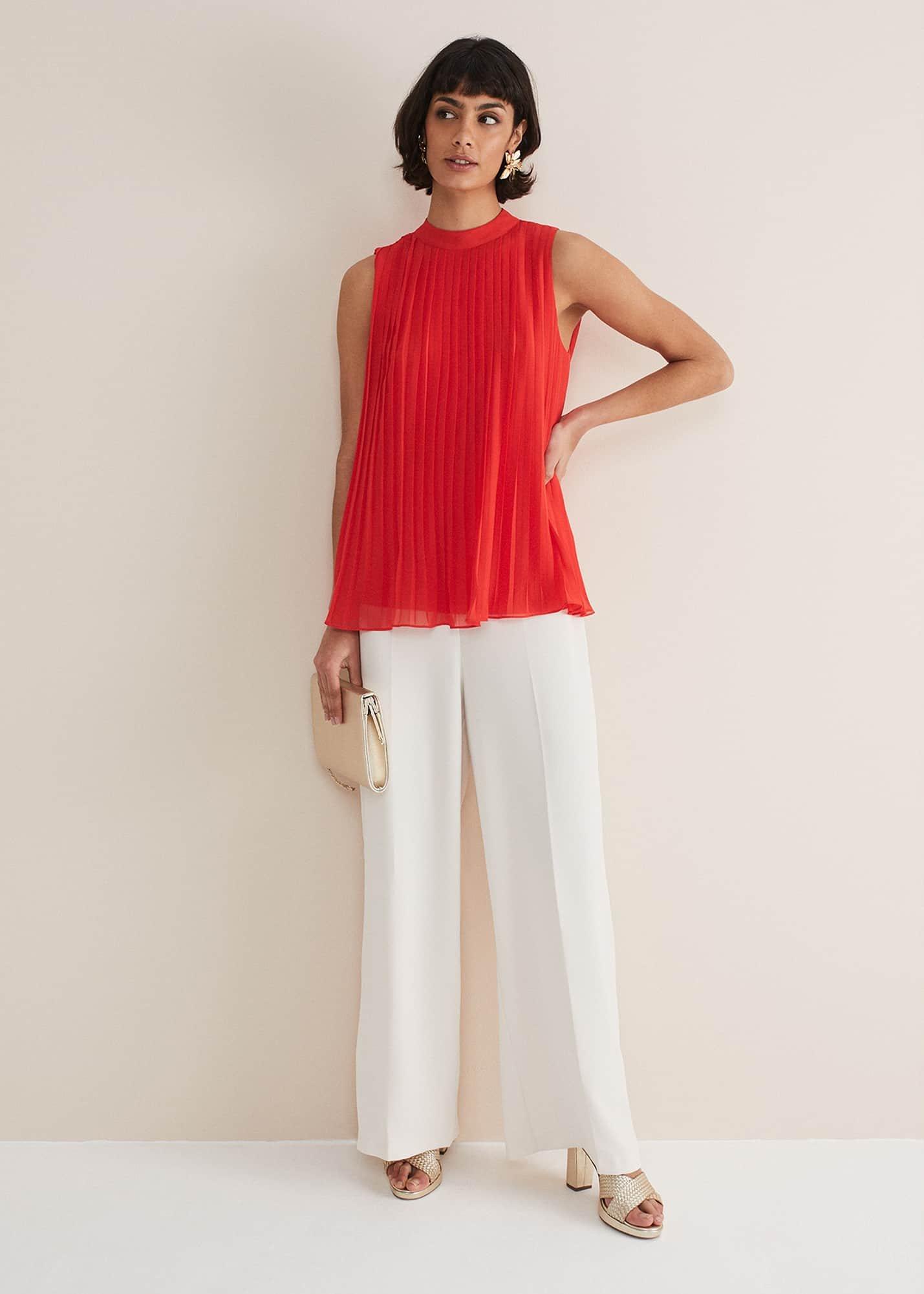 Nina Pleated Top
