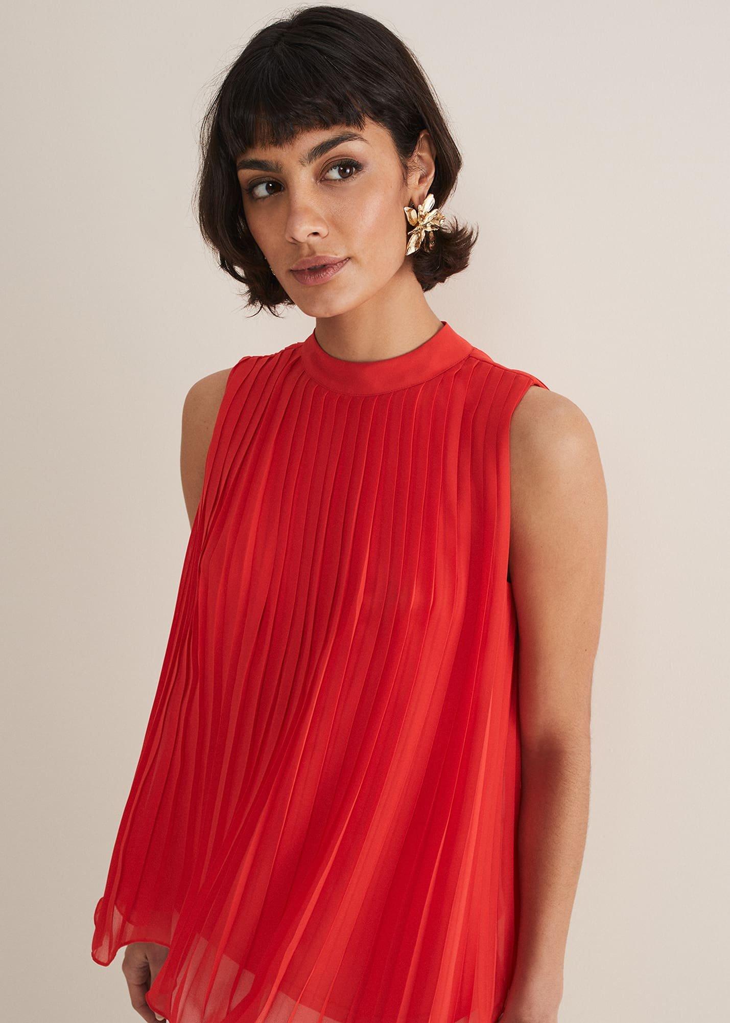 Nina Pleated Top