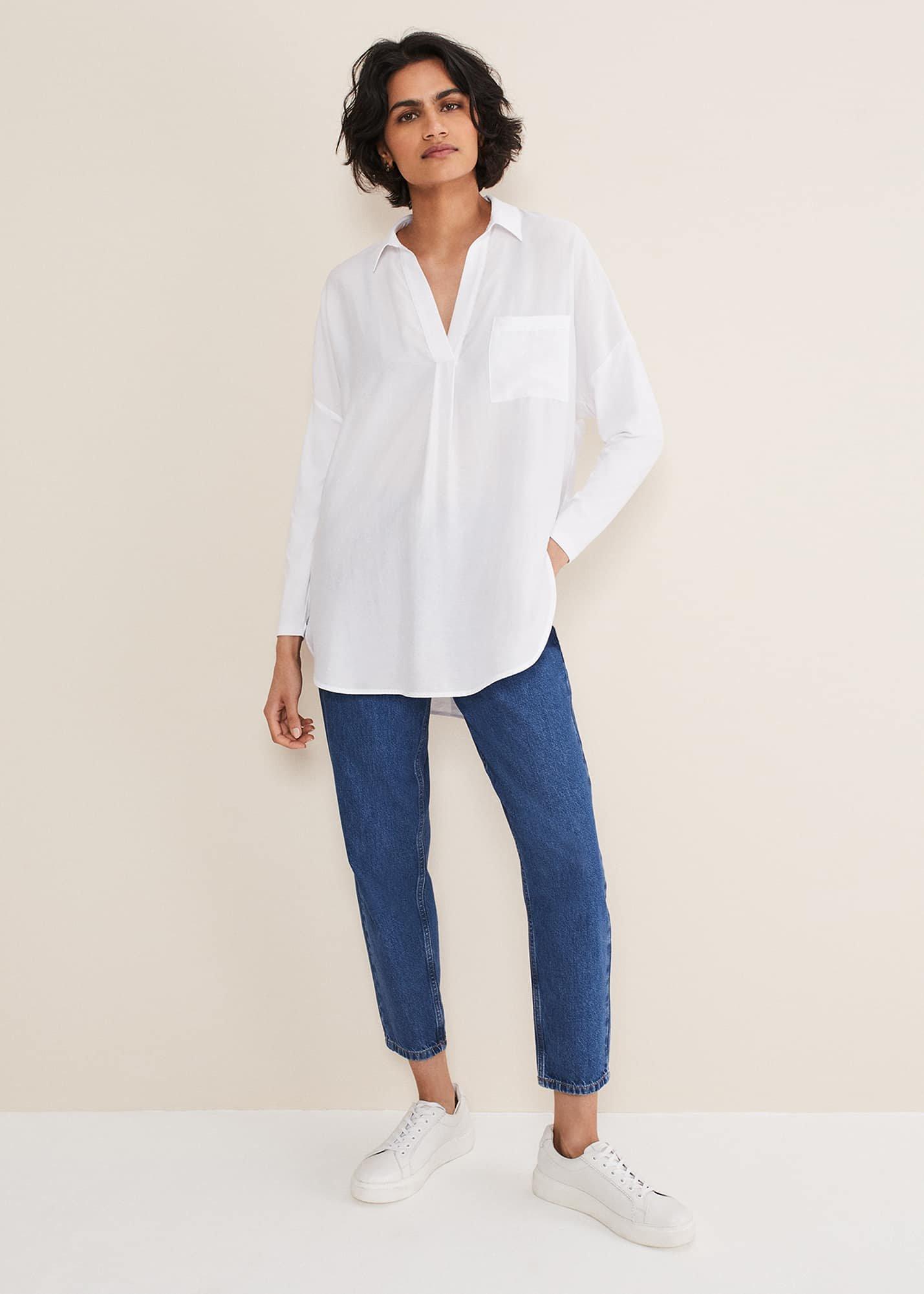 Saskia Woven Front Shirt
