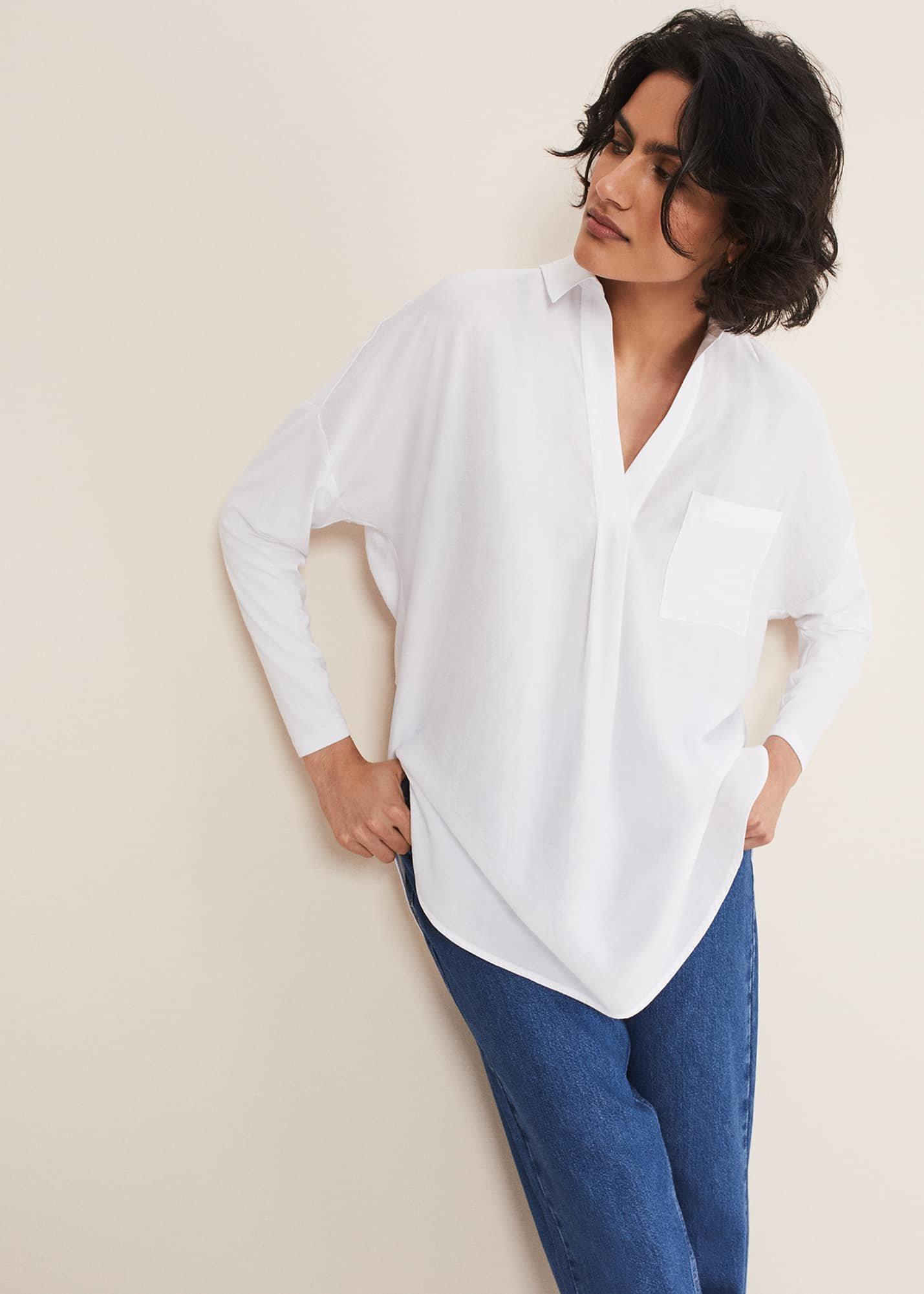 Saskia Woven Front Shirt
