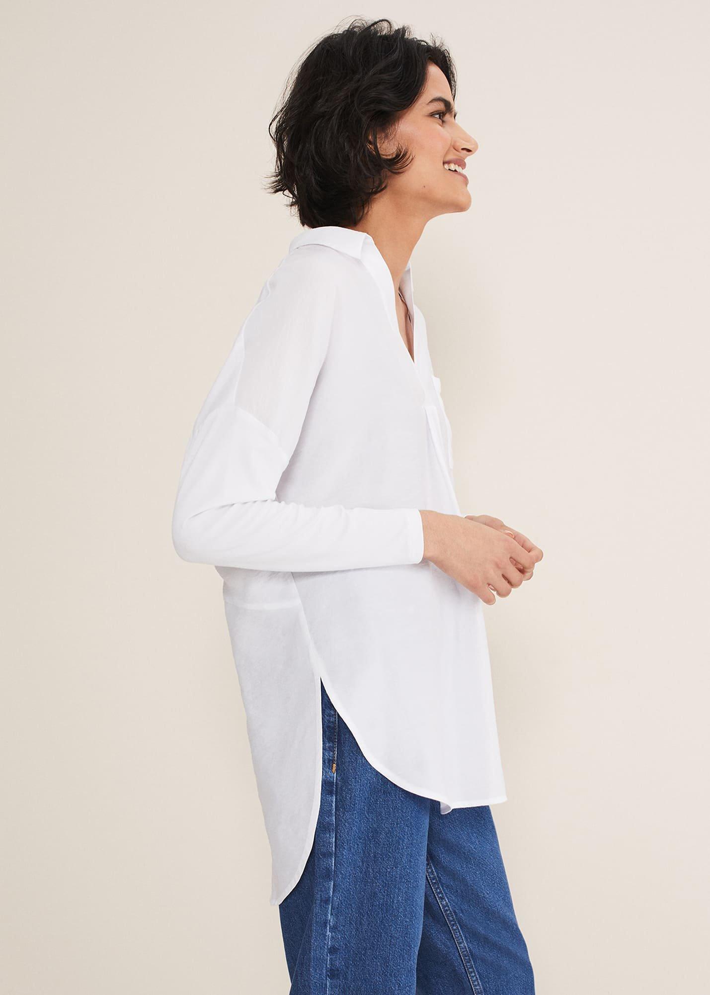 Saskia Woven Front Shirt