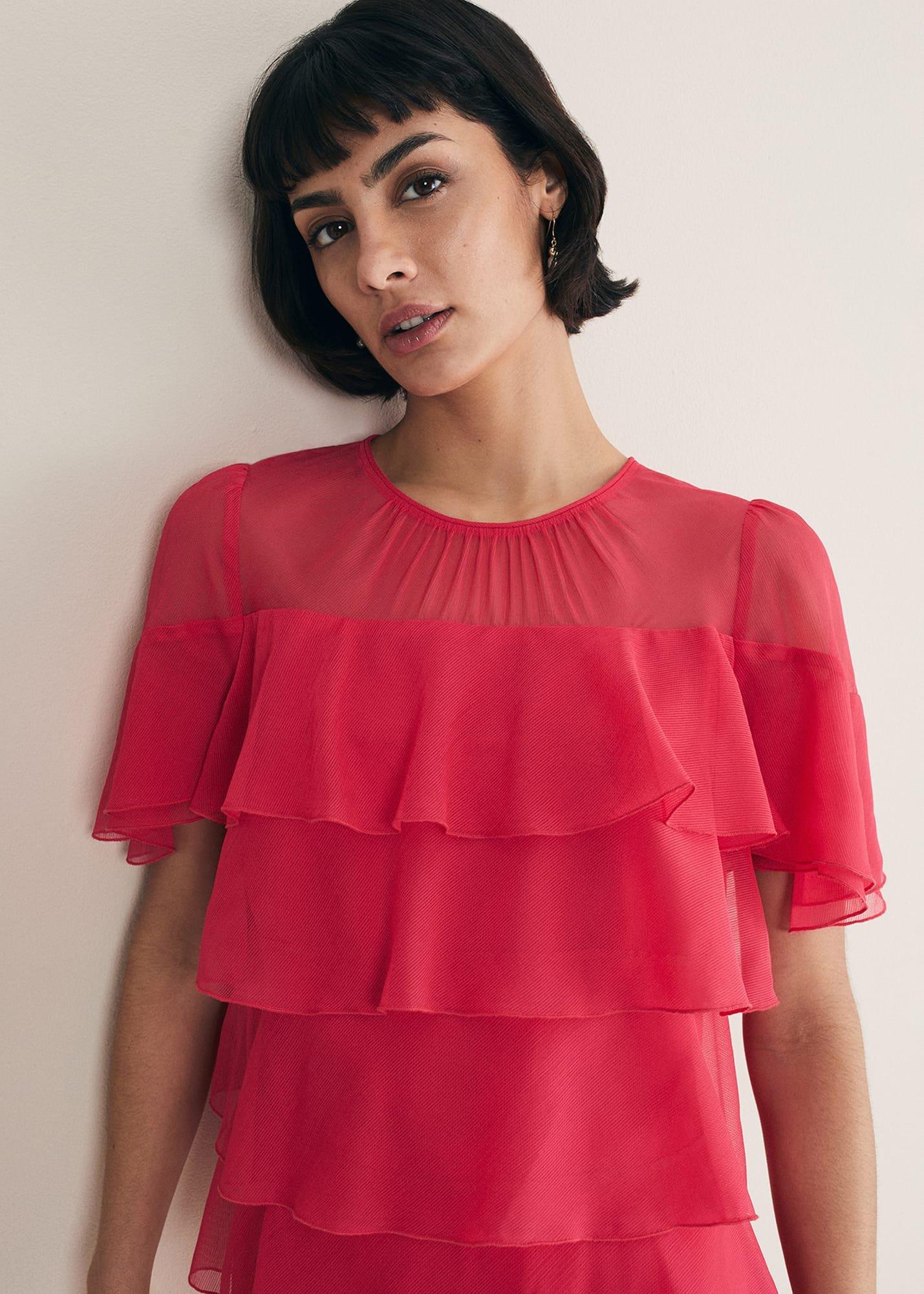 Stacey Ruffle Blouse