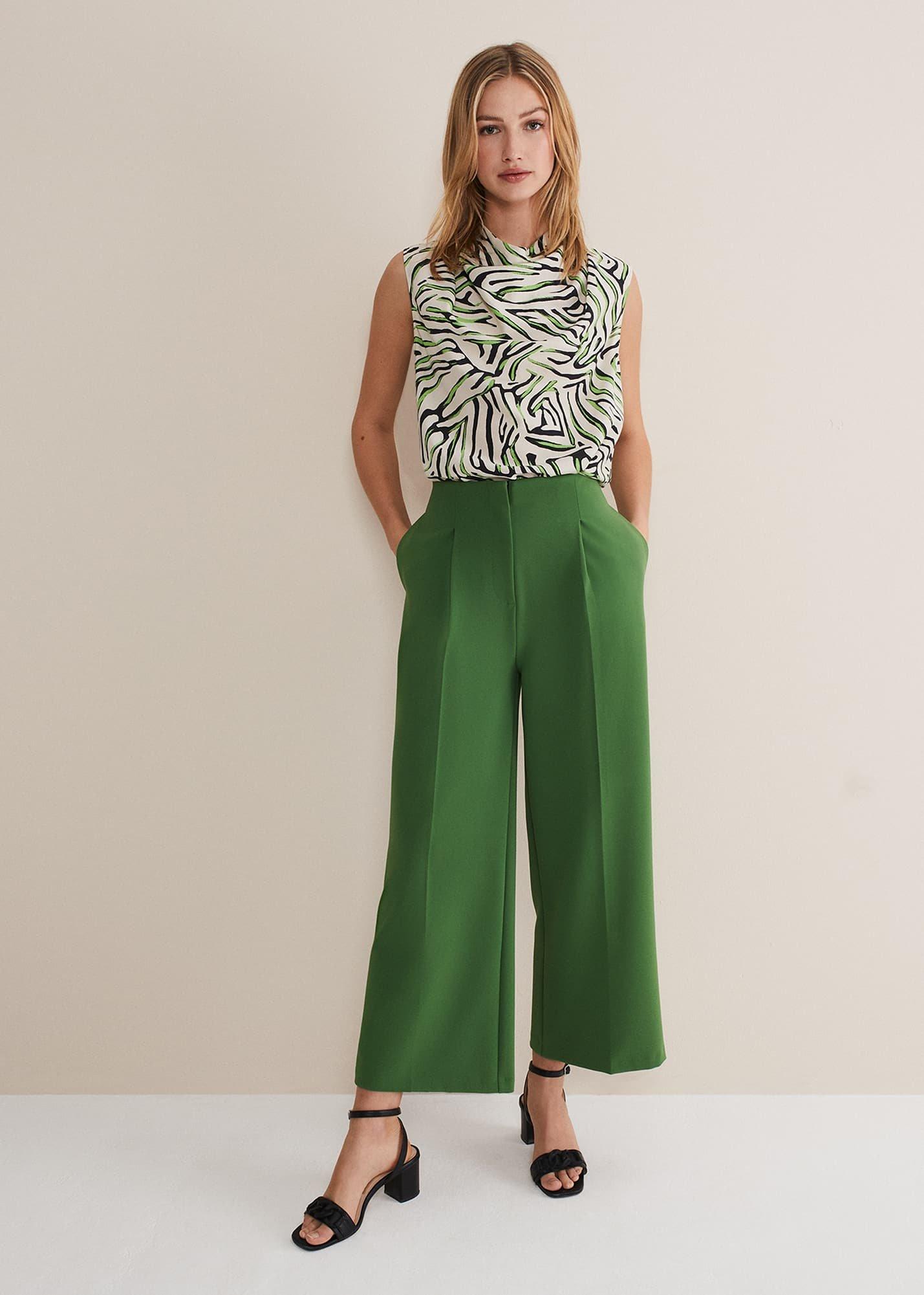 Paulette Zebra Print Cowl Neck Blouse