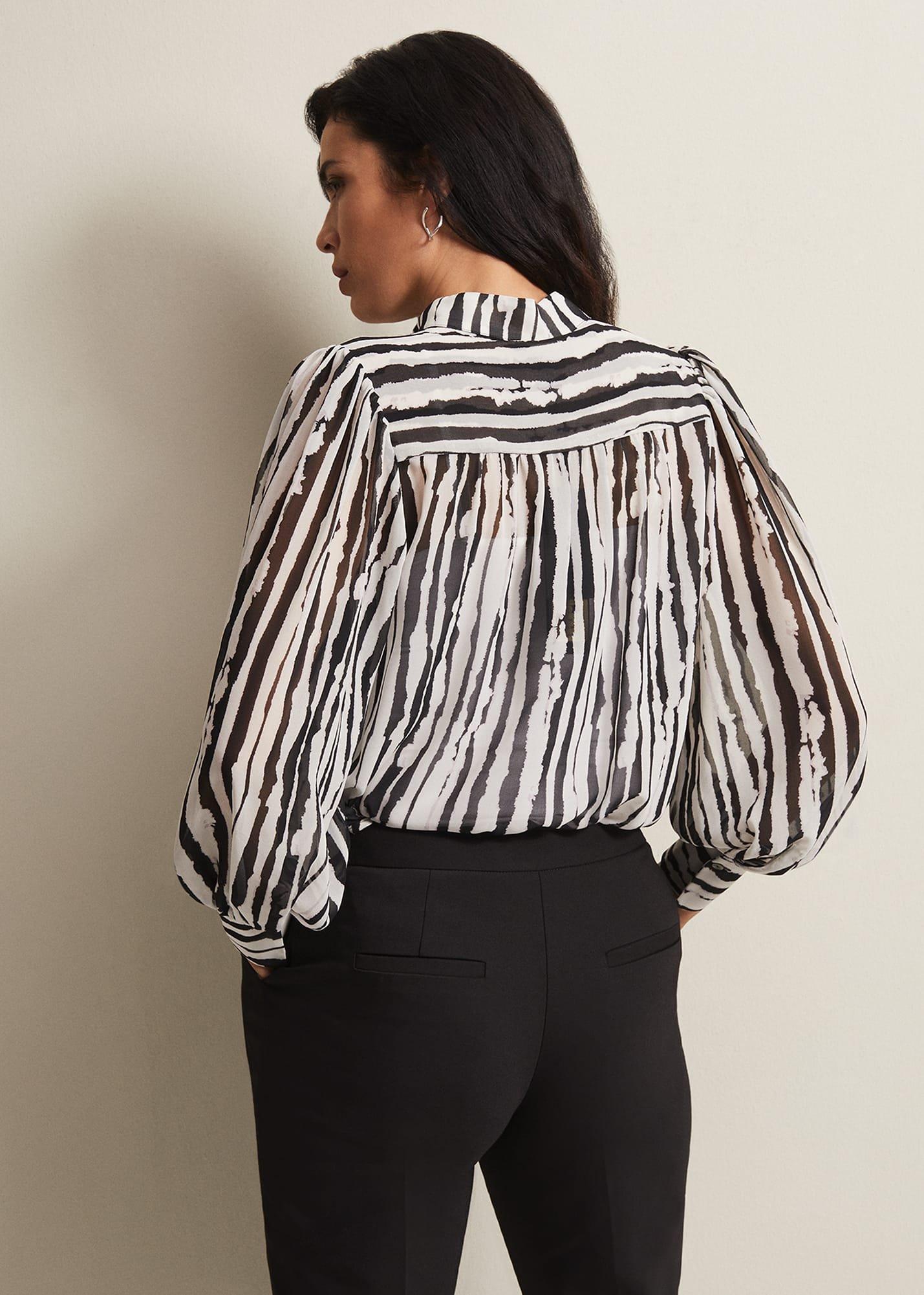 Leinani Mark Making Print Blouse