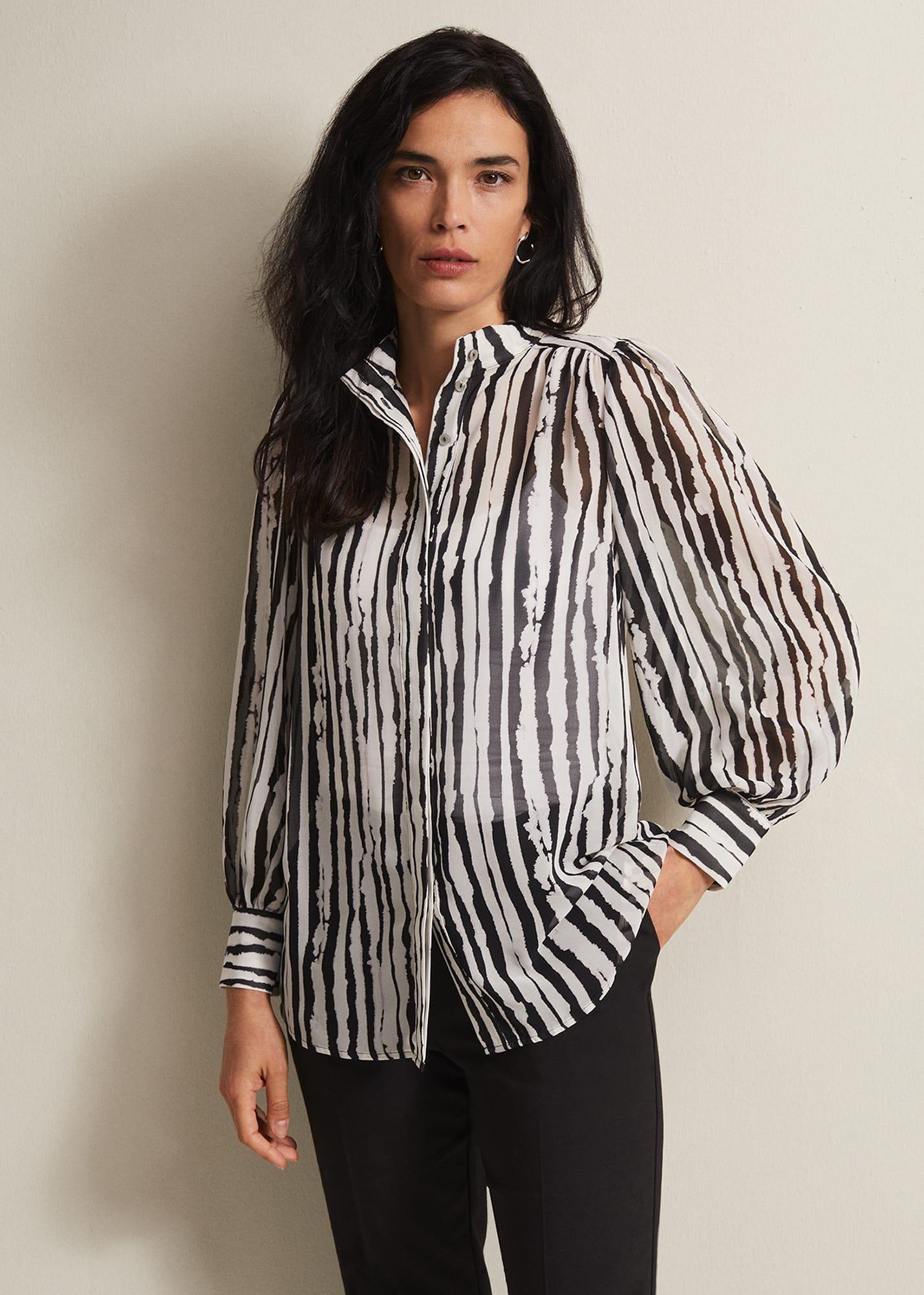 Leinani Mark Making Print Blouse