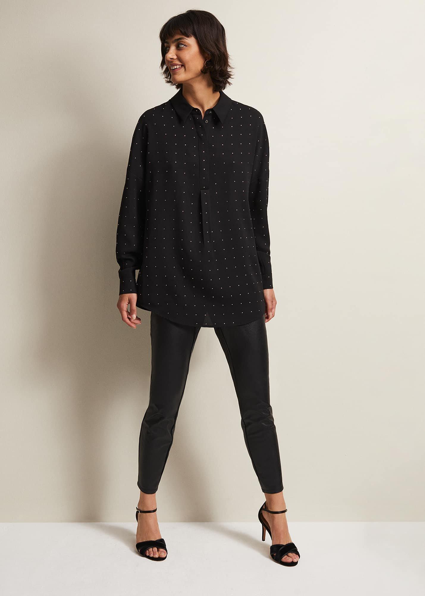 Elowen Embellished Longline Shirt
