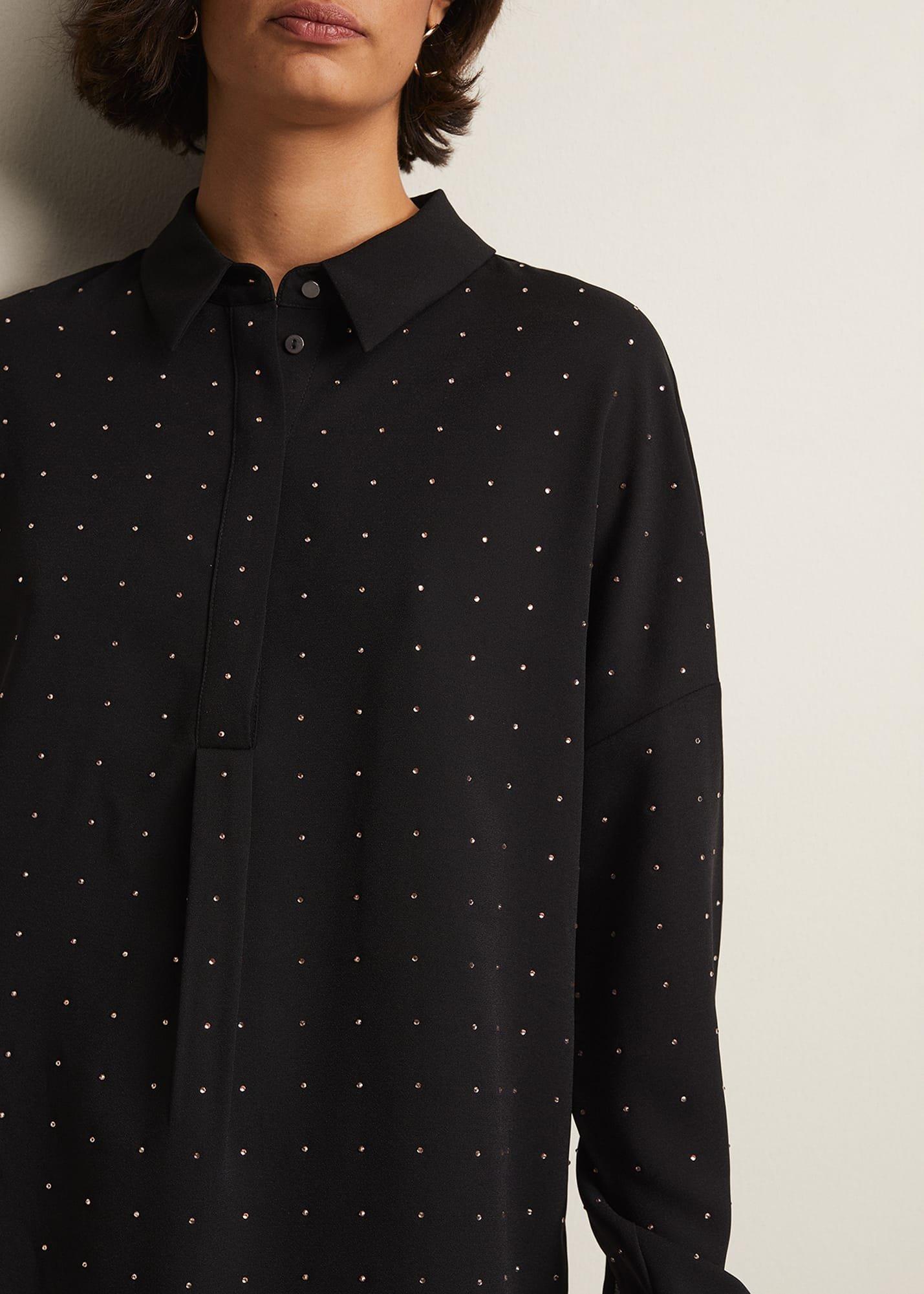 Elowen Embellished Longline Shirt