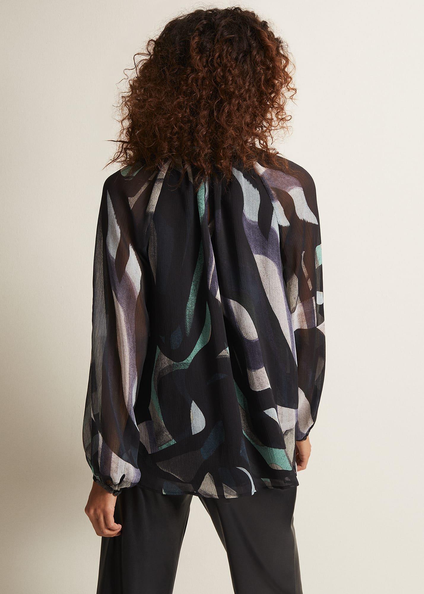 Aretta Abstract Blouse