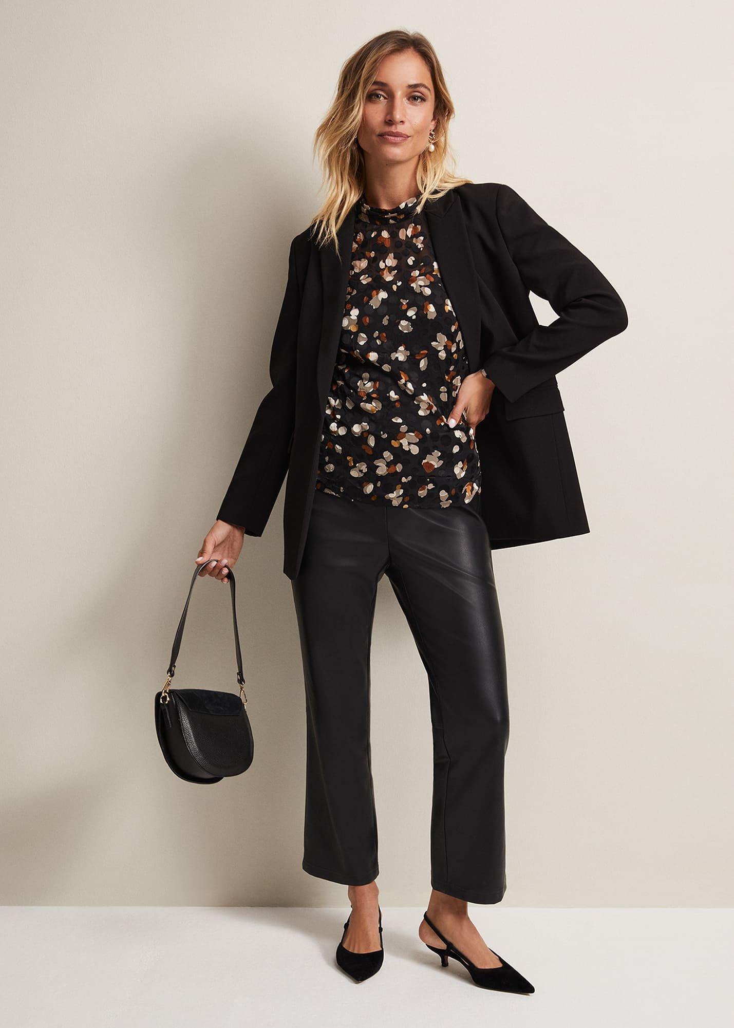 Jacey Leopard Spot Blouse