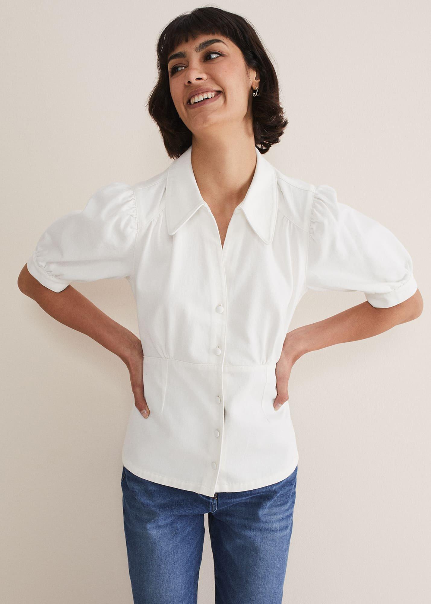 Cosette Denim Top