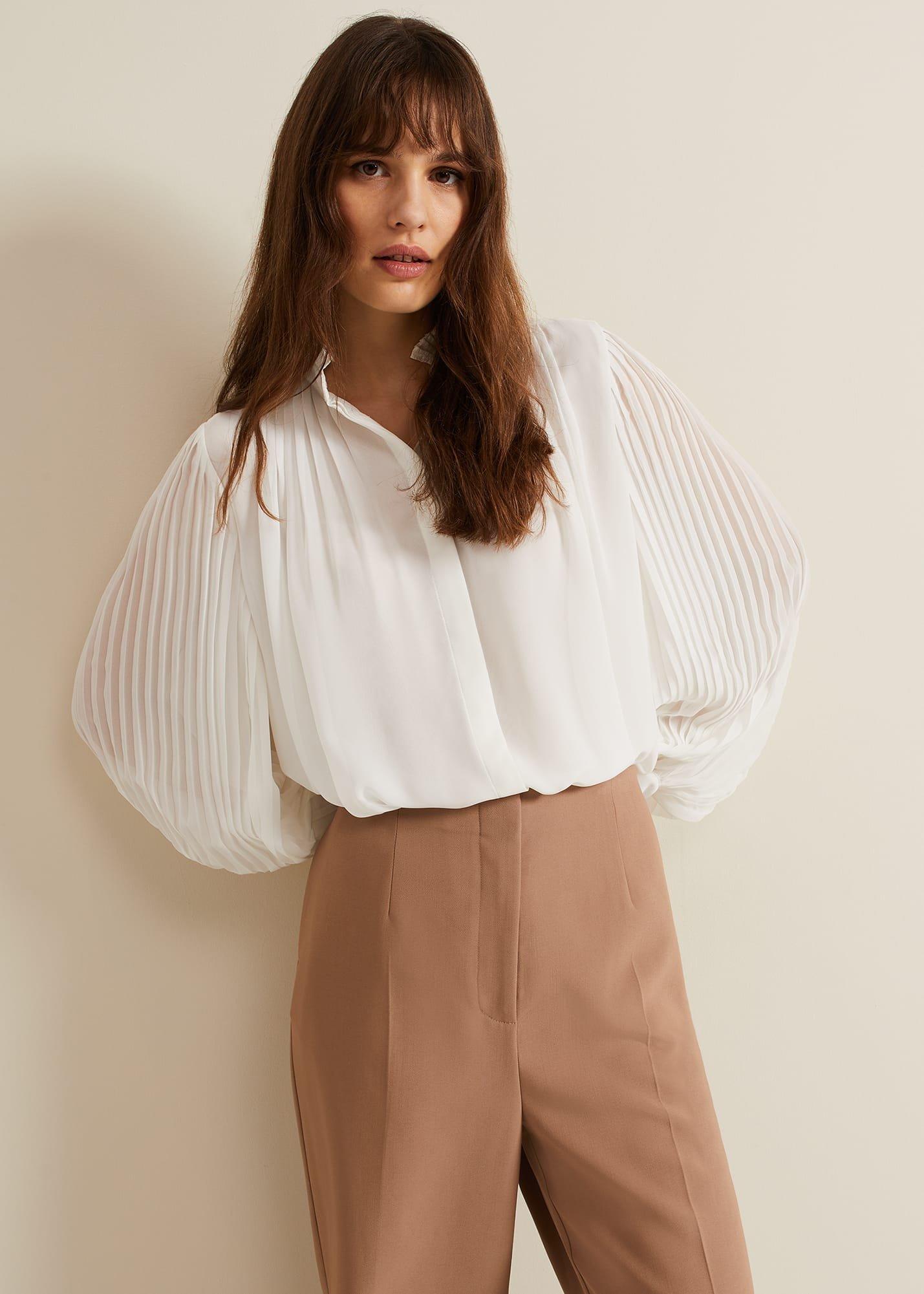 Tessie Pleat Sleeve Blouse