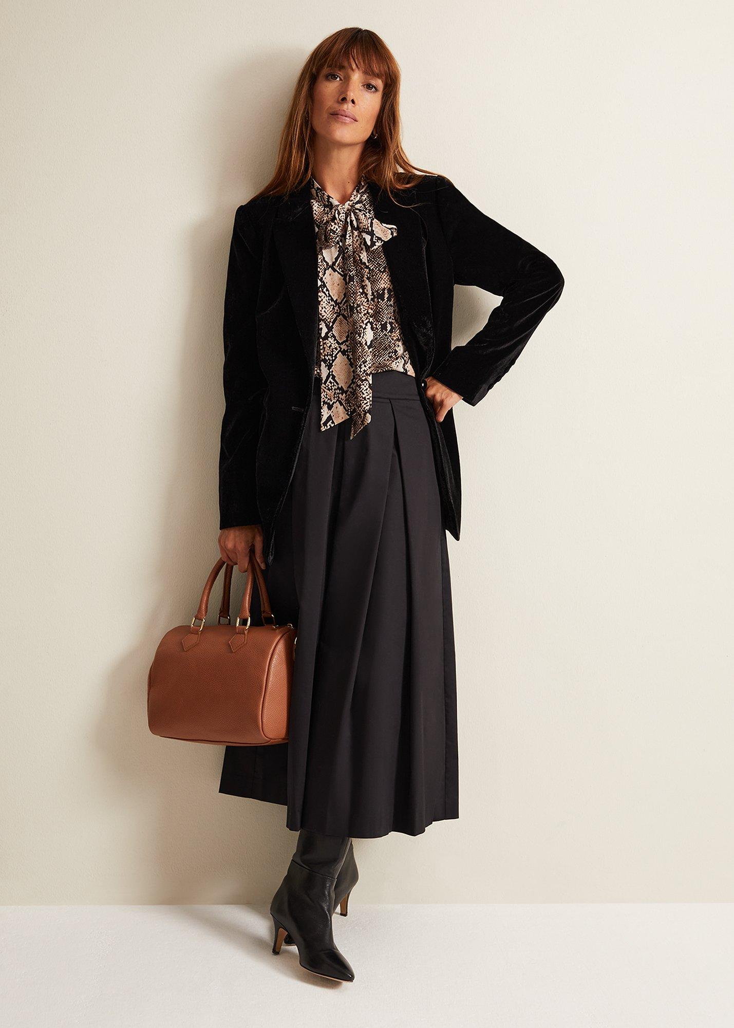 Semira Snake Tie Blouse