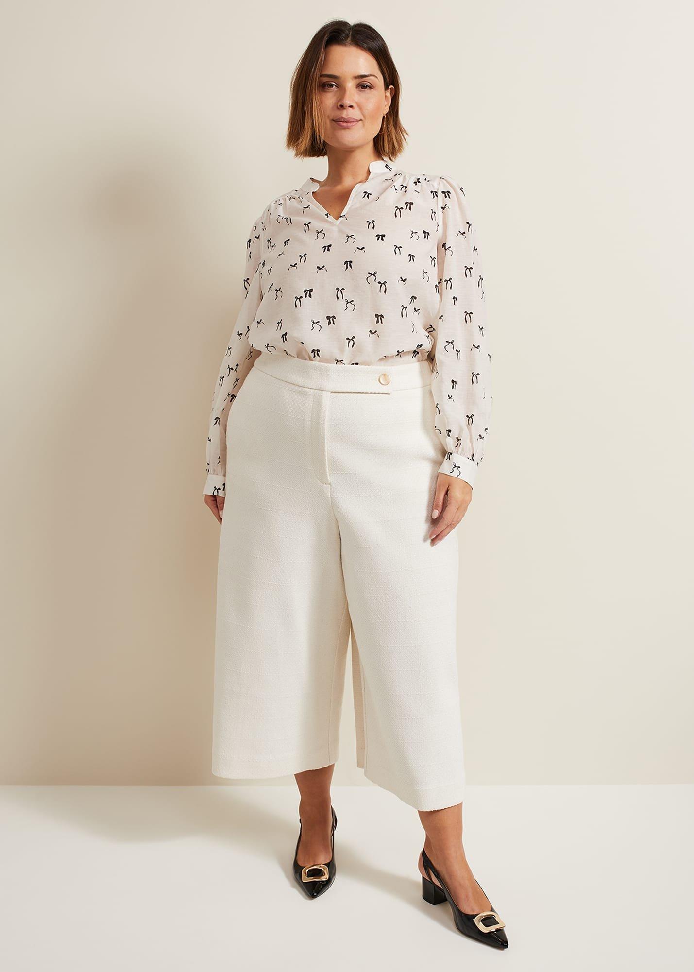 Taytum Bow Print Blouse