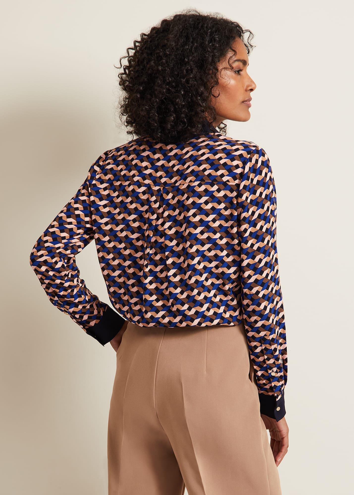 talia-geo-print-shirt