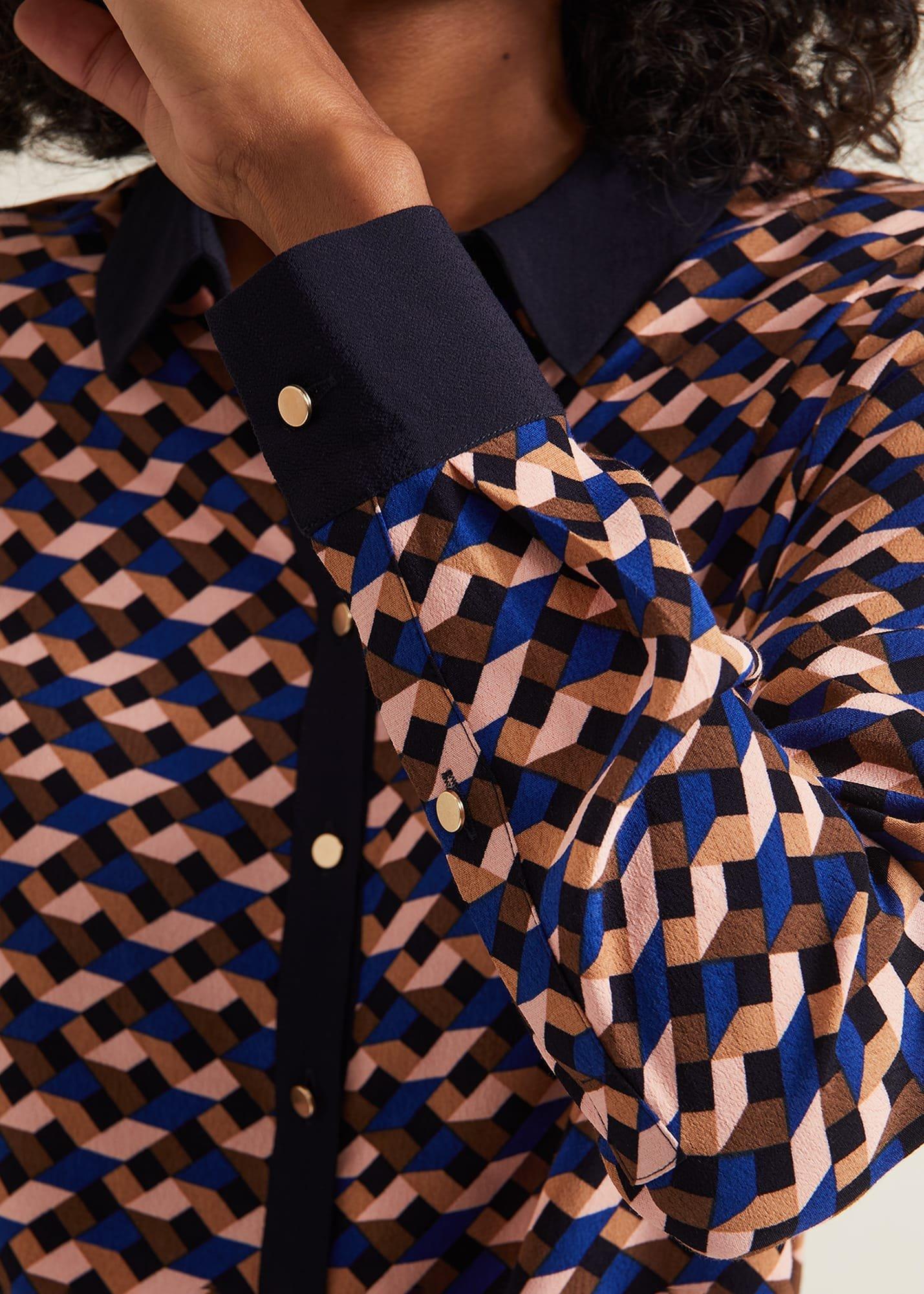 talia-geo-print-shirt