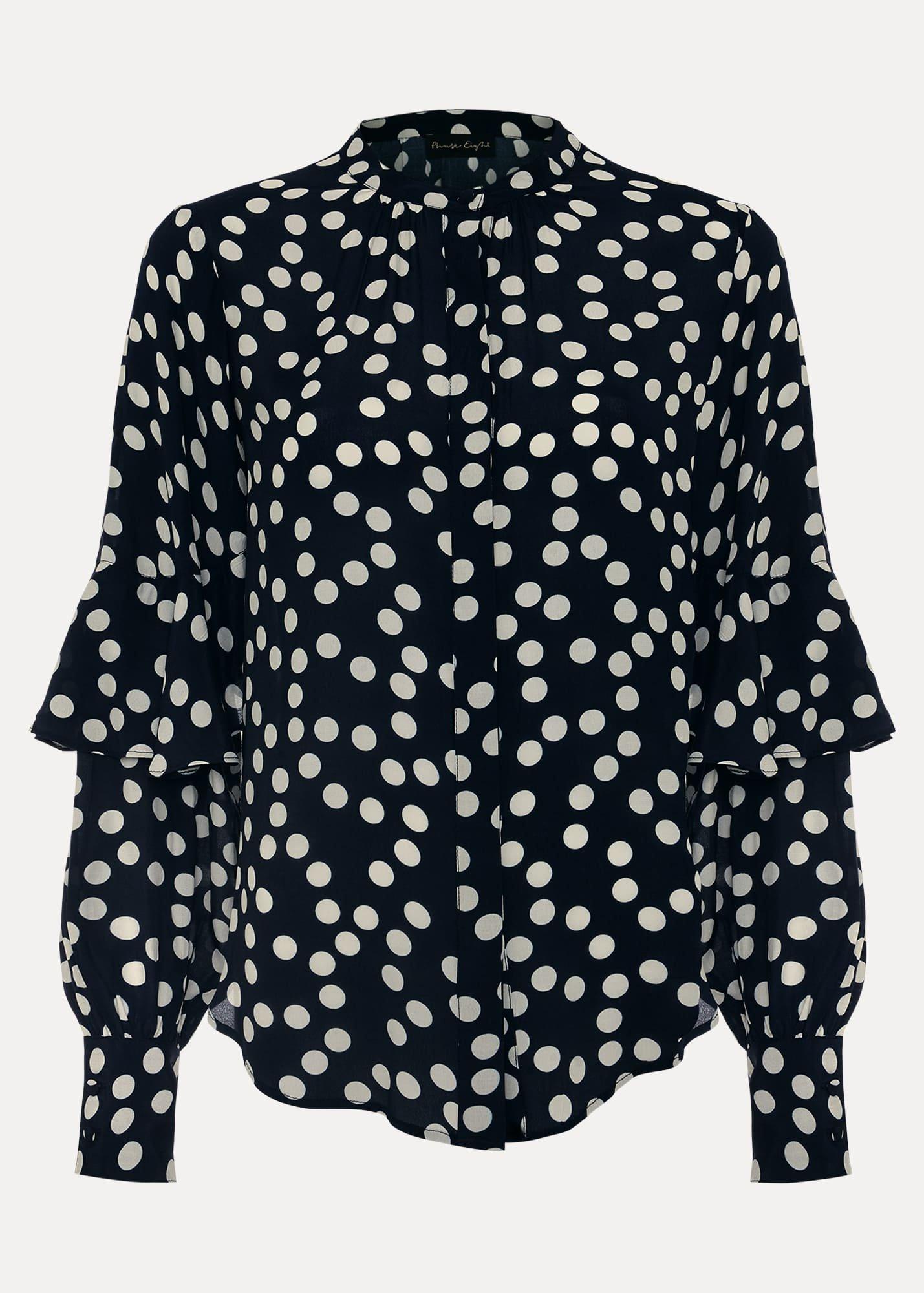 Peyton Polka Dot Frill Blouse
