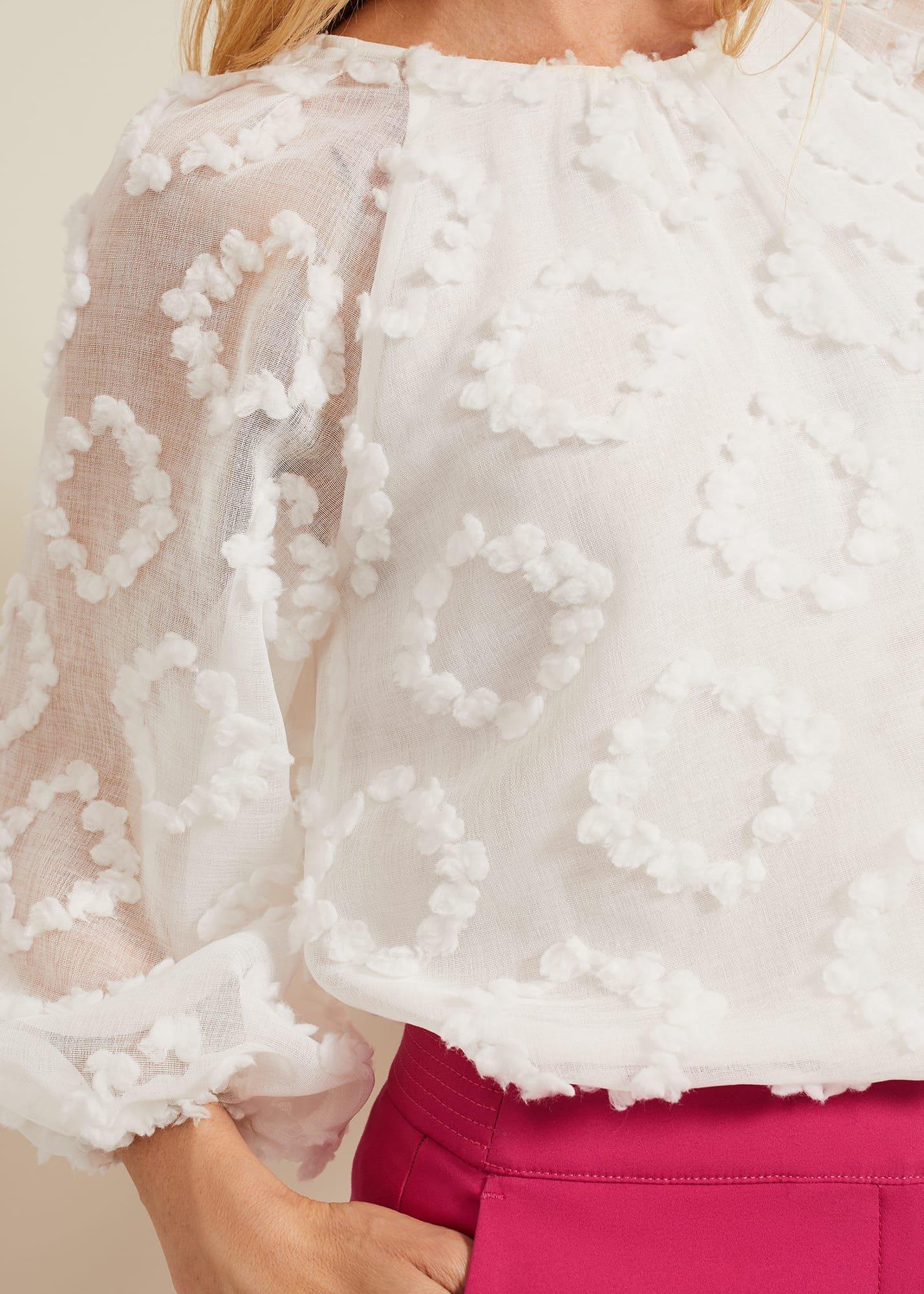 Shayla Textured Blouse