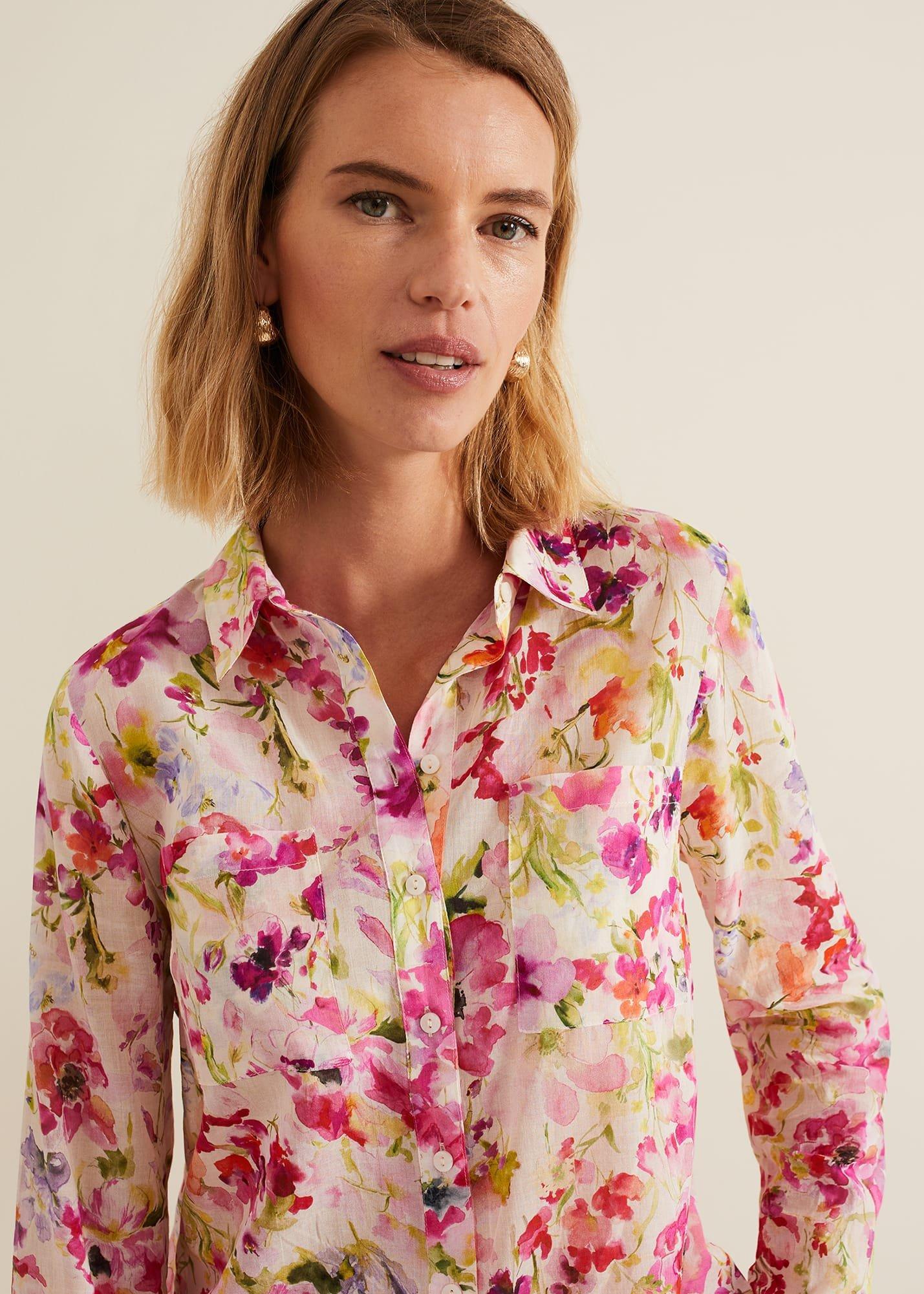 Maddelena Floral Print Shirt