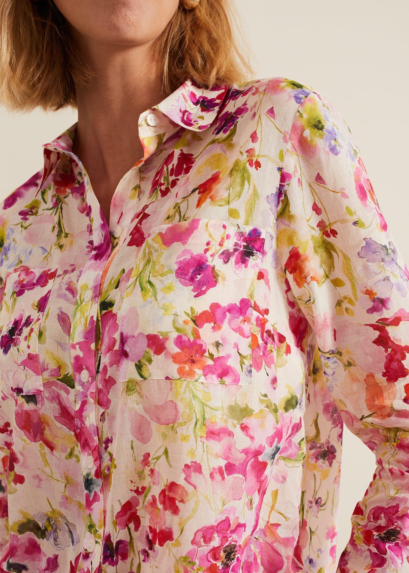 Maddelena Floral Print Shirt