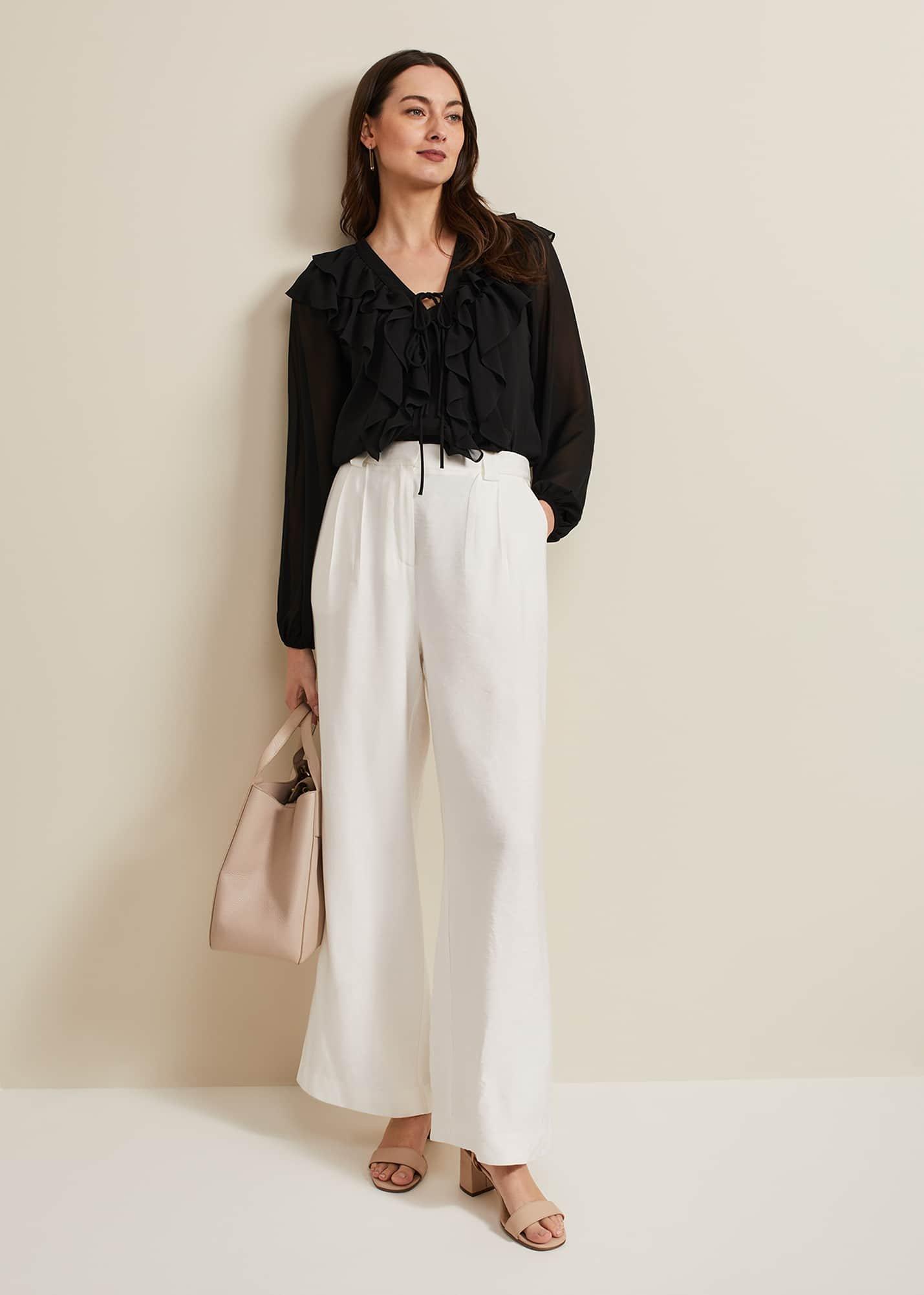 Ivana Ruffle Blouse