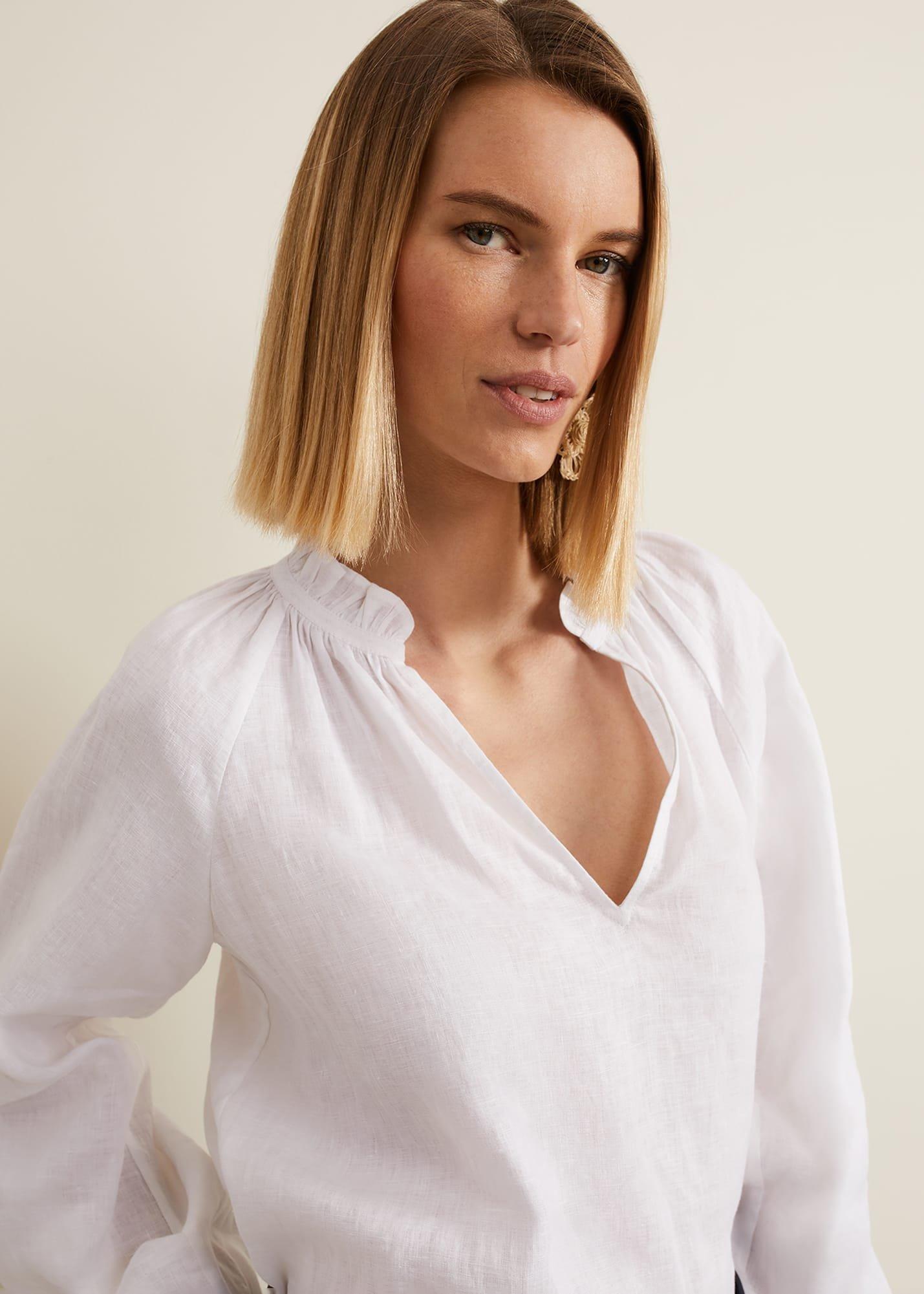 Nova Linen Blouse