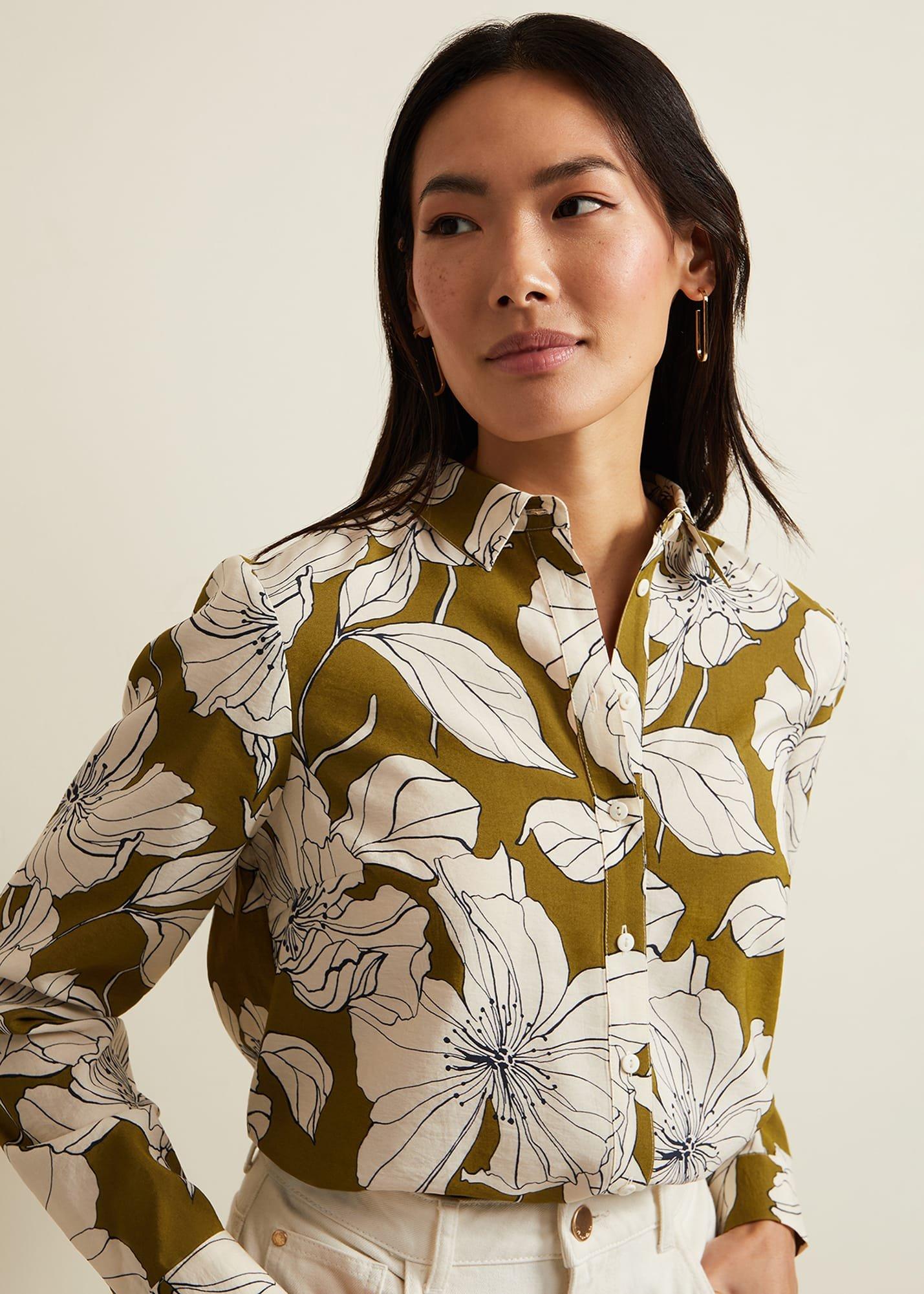 Lena Linear Floral Shirt