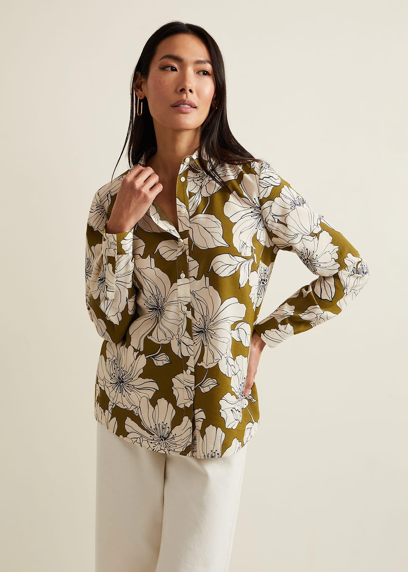 Lena Linear Floral Shirt