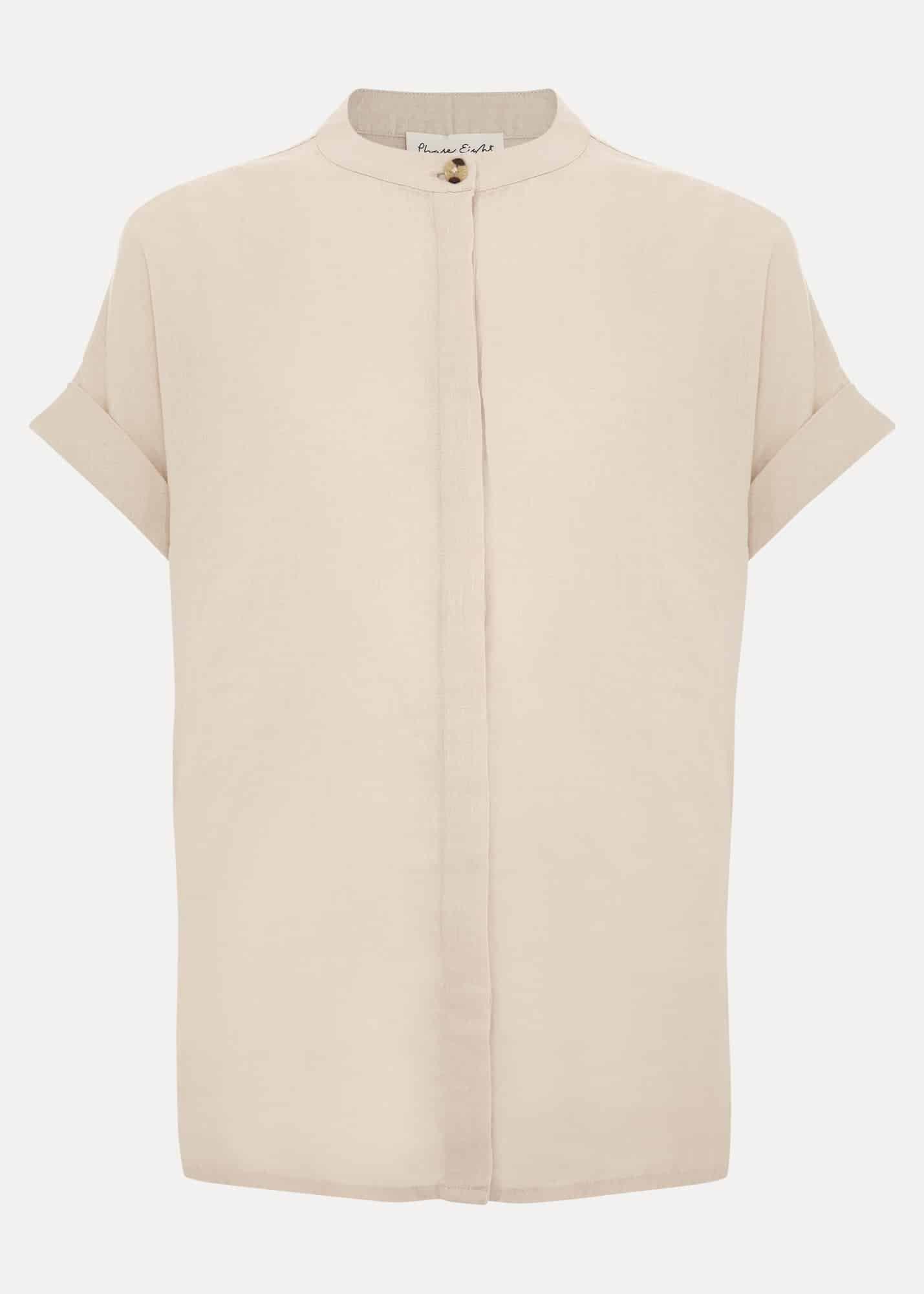 Kelsie Button Through Linen Shirt