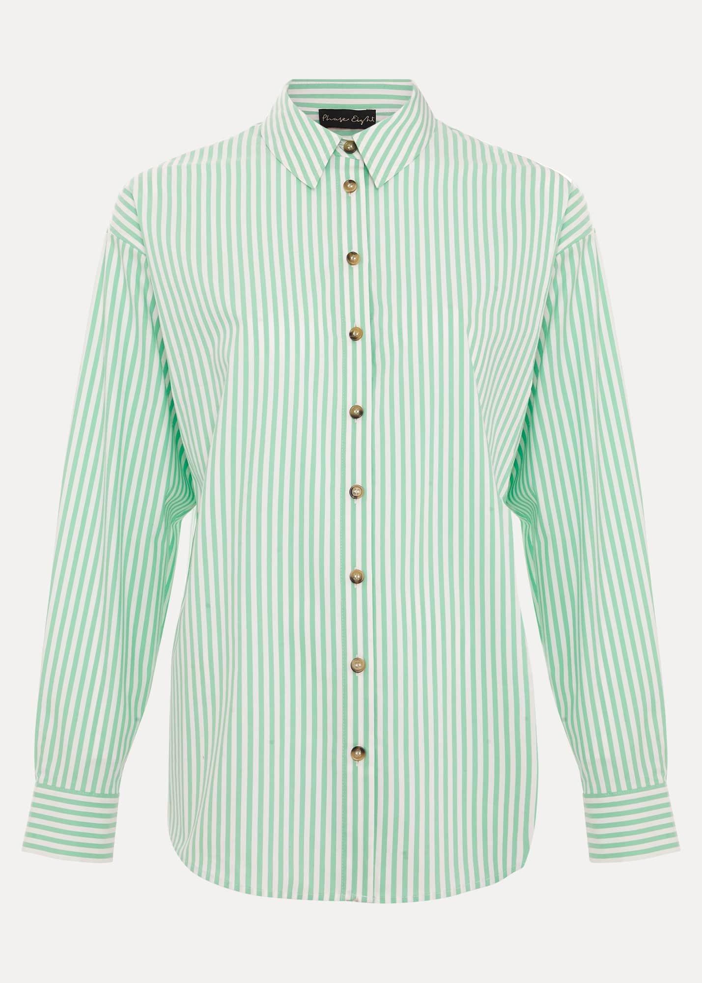 Green Striped Shirt