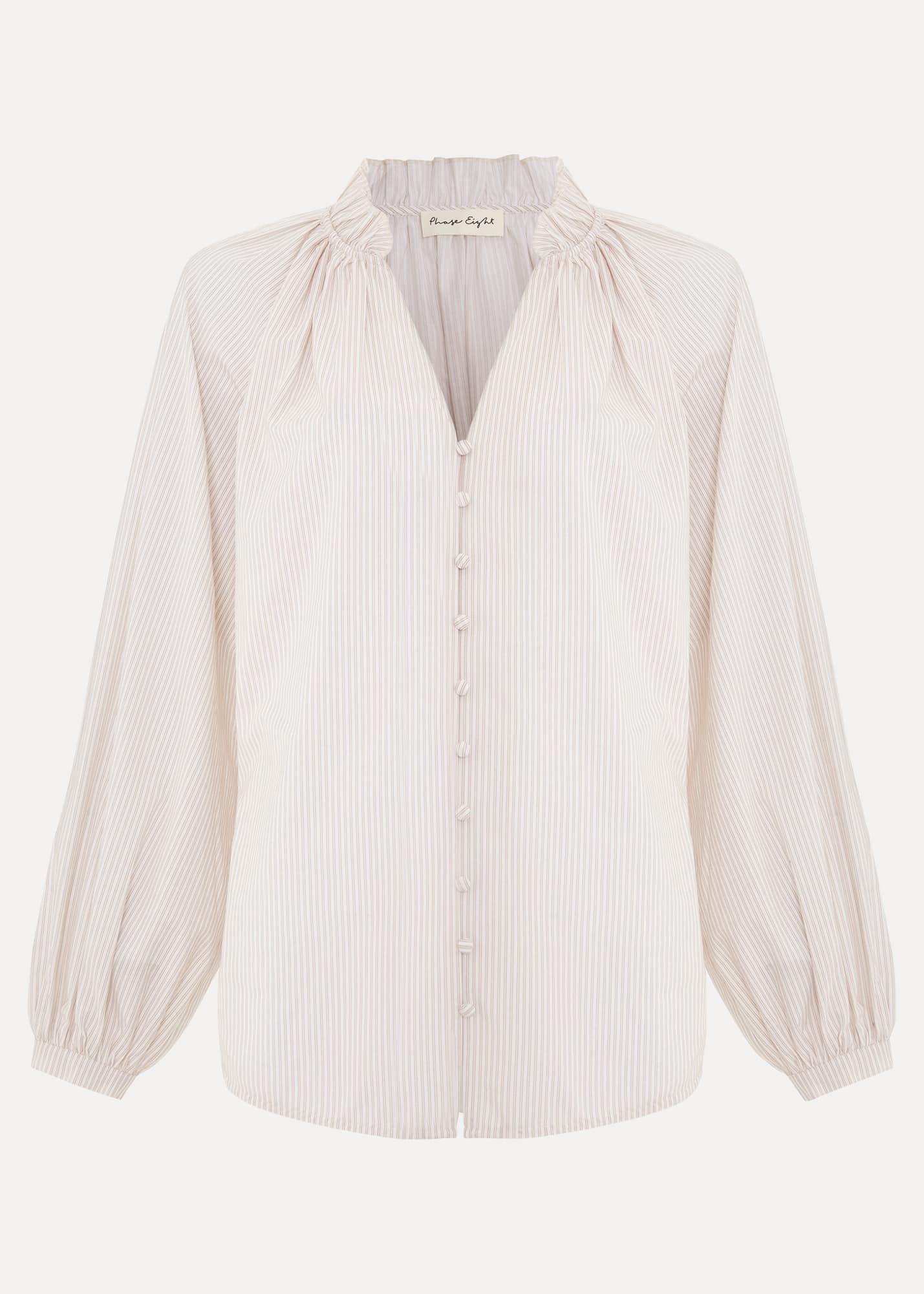 Seraphina Stripe Frill Shirt