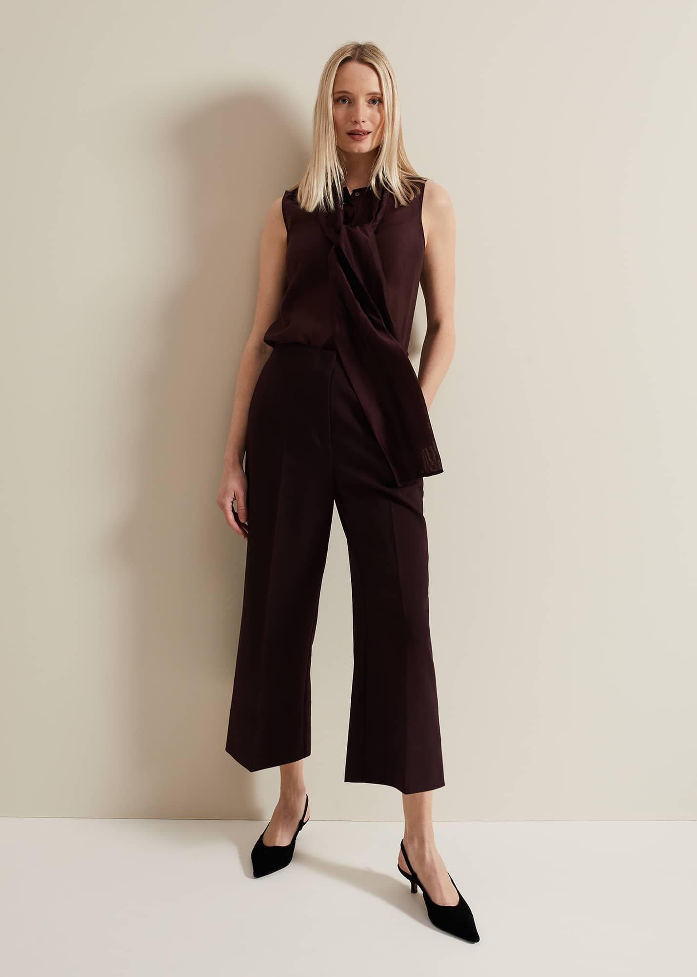 Saylor Sleeveless Pussybow Blouse