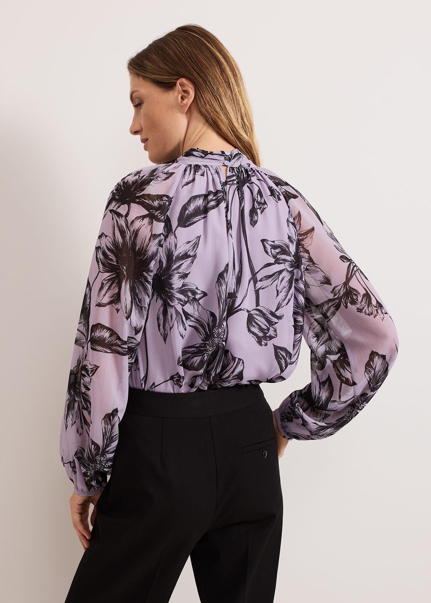 Aretta Floral Print Blouse