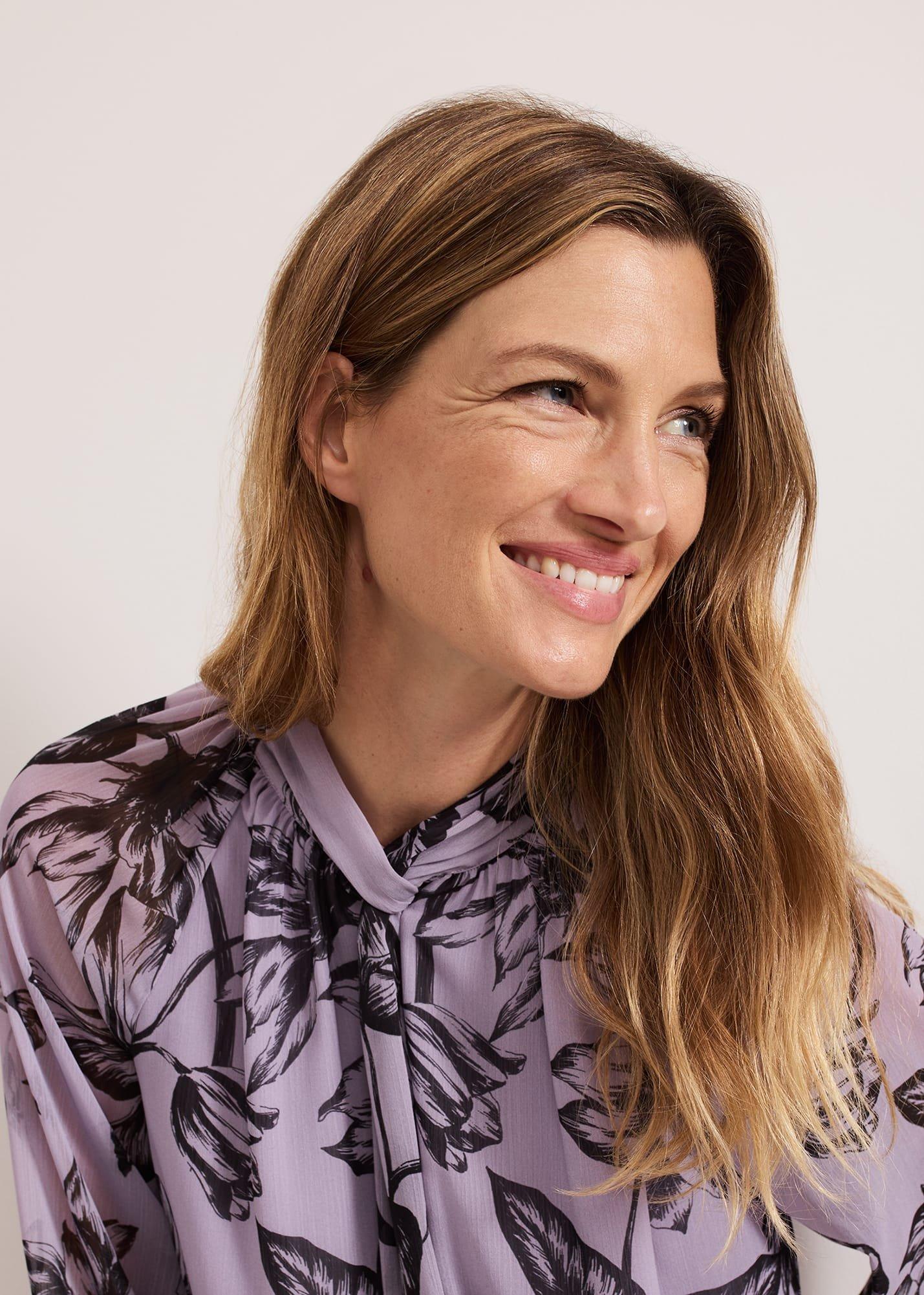 Aretta Floral Print Blouse