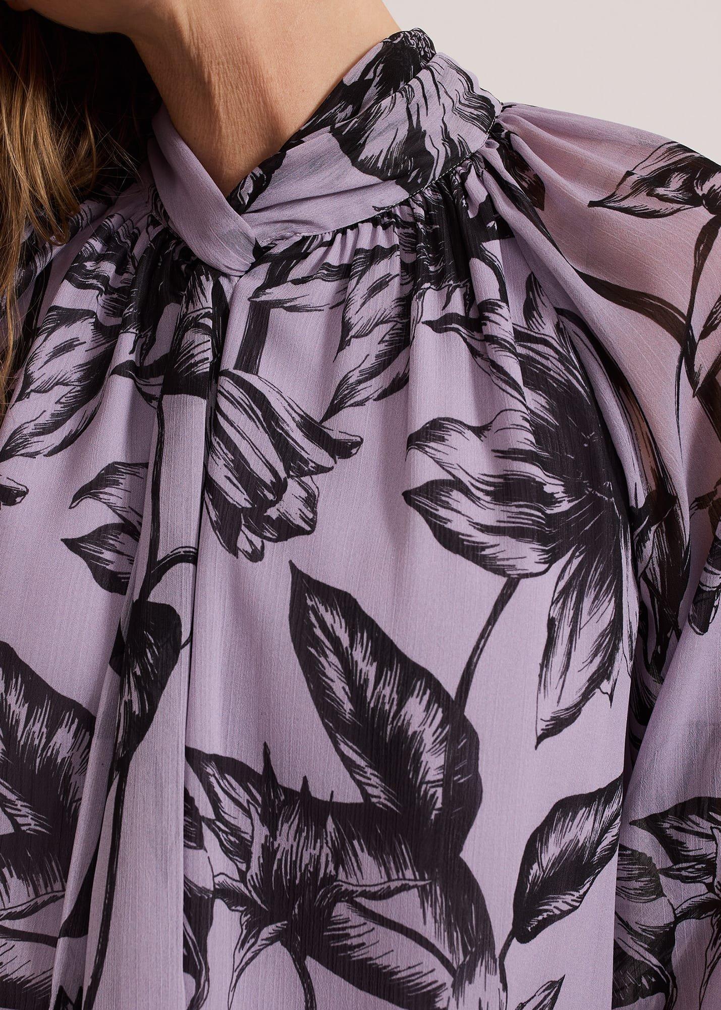Aretta Floral Print Blouse