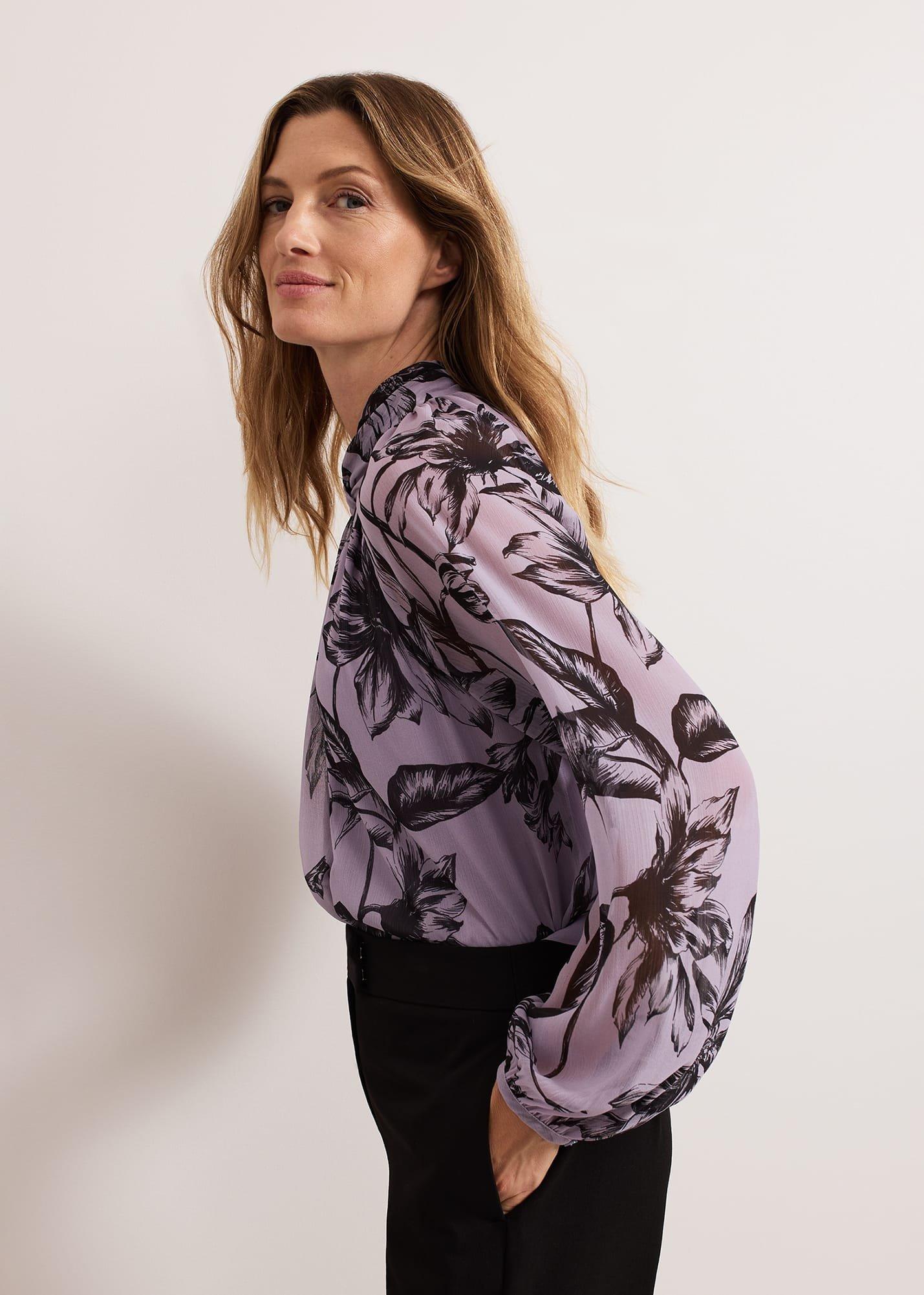 Aretta Floral Print Blouse
