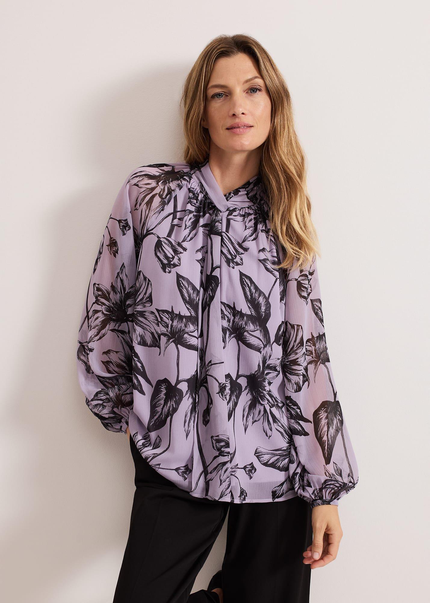 Aretta Floral Print Blouse
