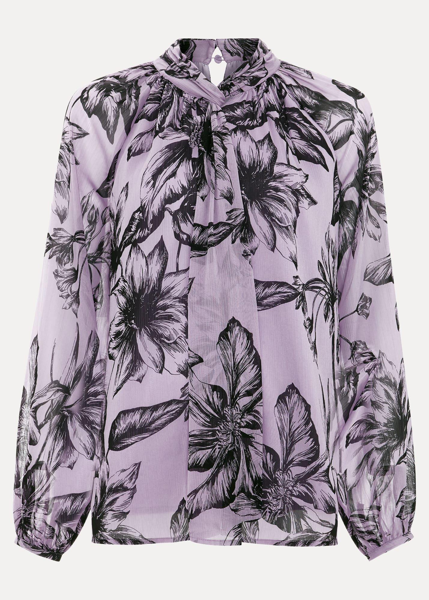Aretta Floral Print Blouse