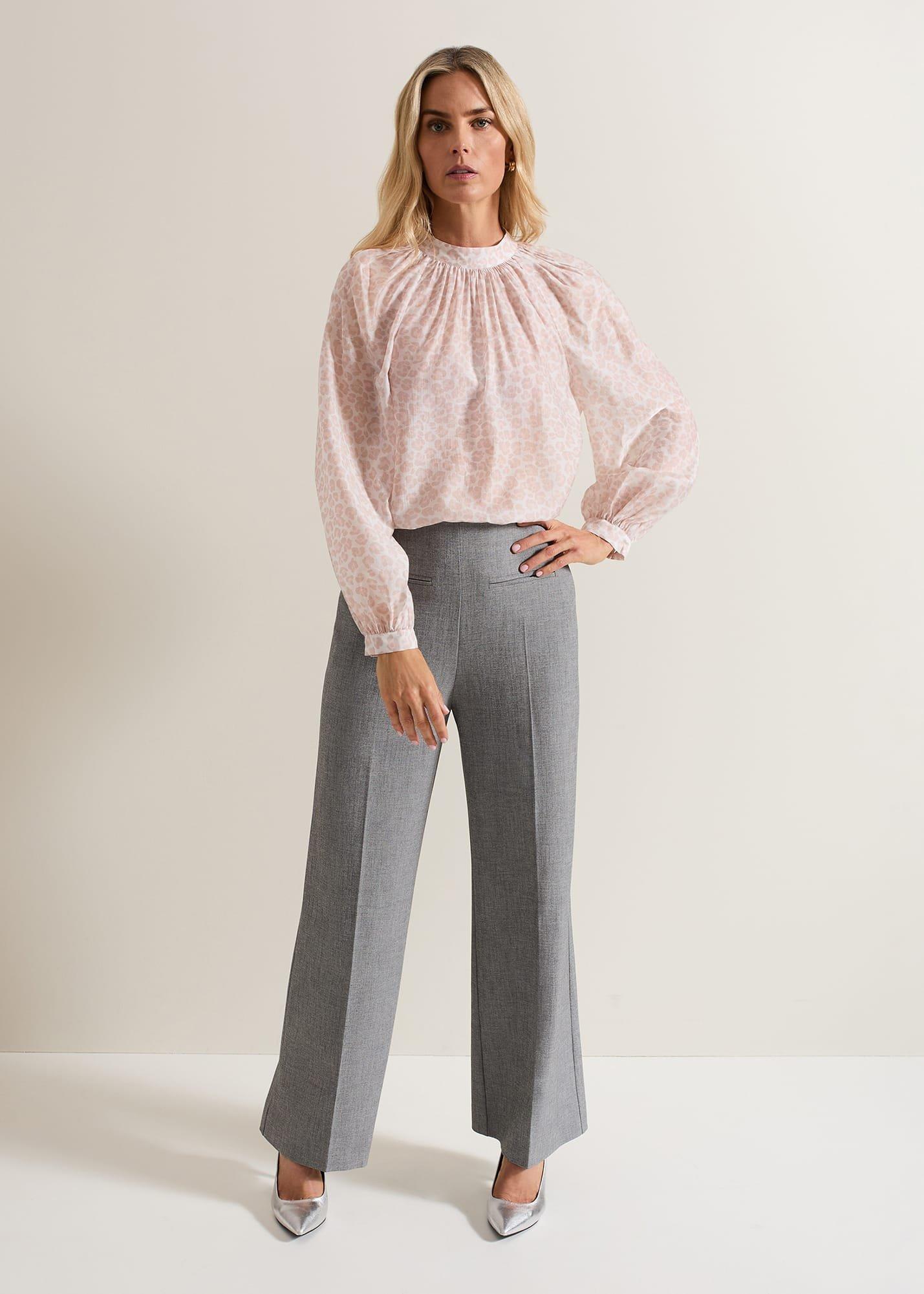 Aila Animal Print Blouse