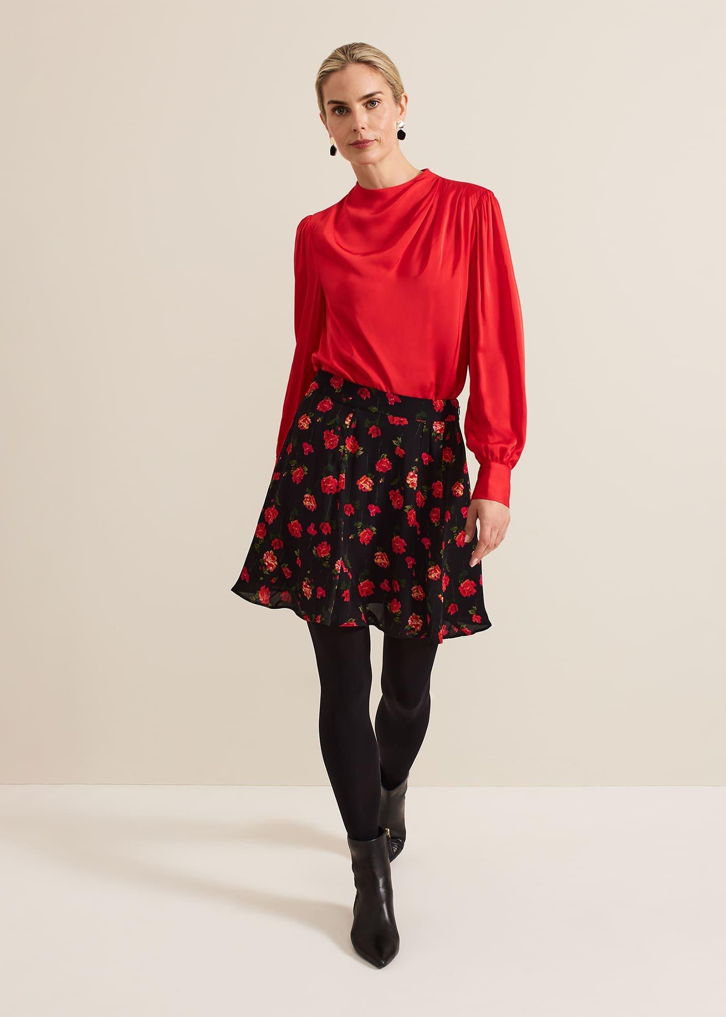 Danica Satin Drape Top