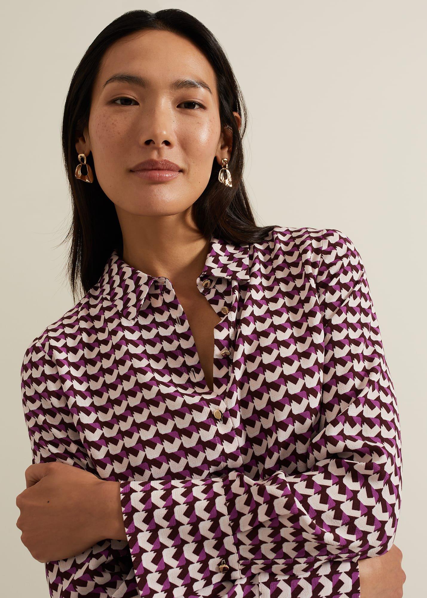 Gina Geo Print Shirt