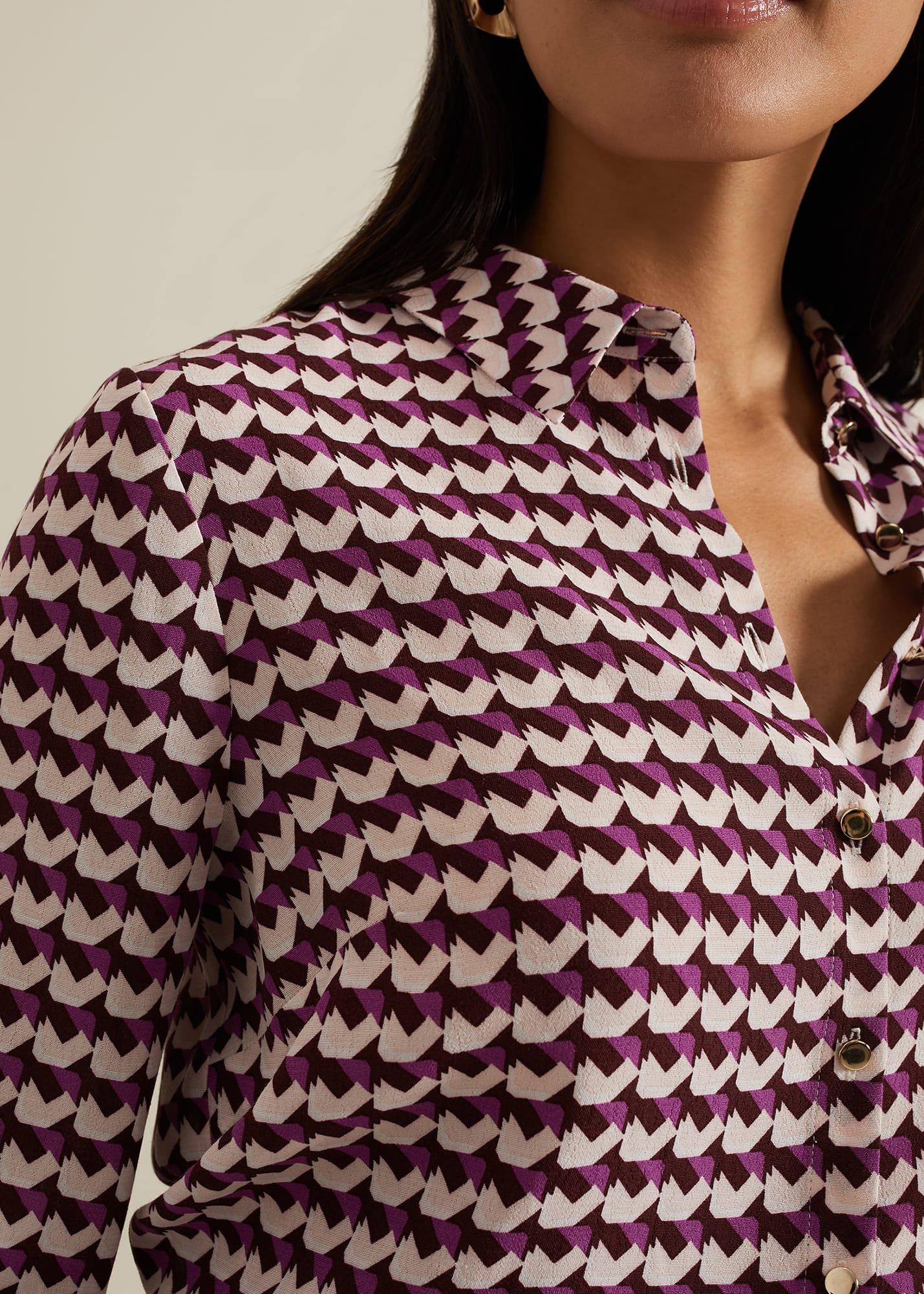 Gina Geo Print Shirt