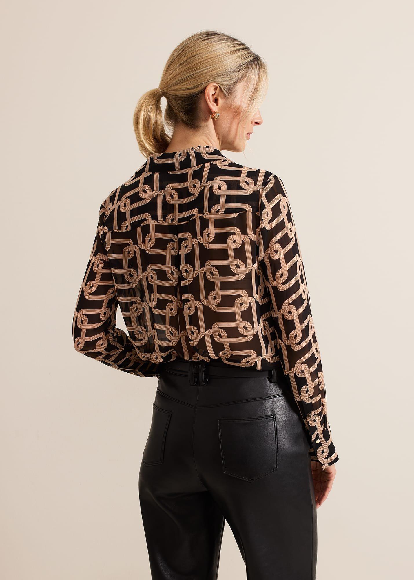 Cora Chain Print Shirt
