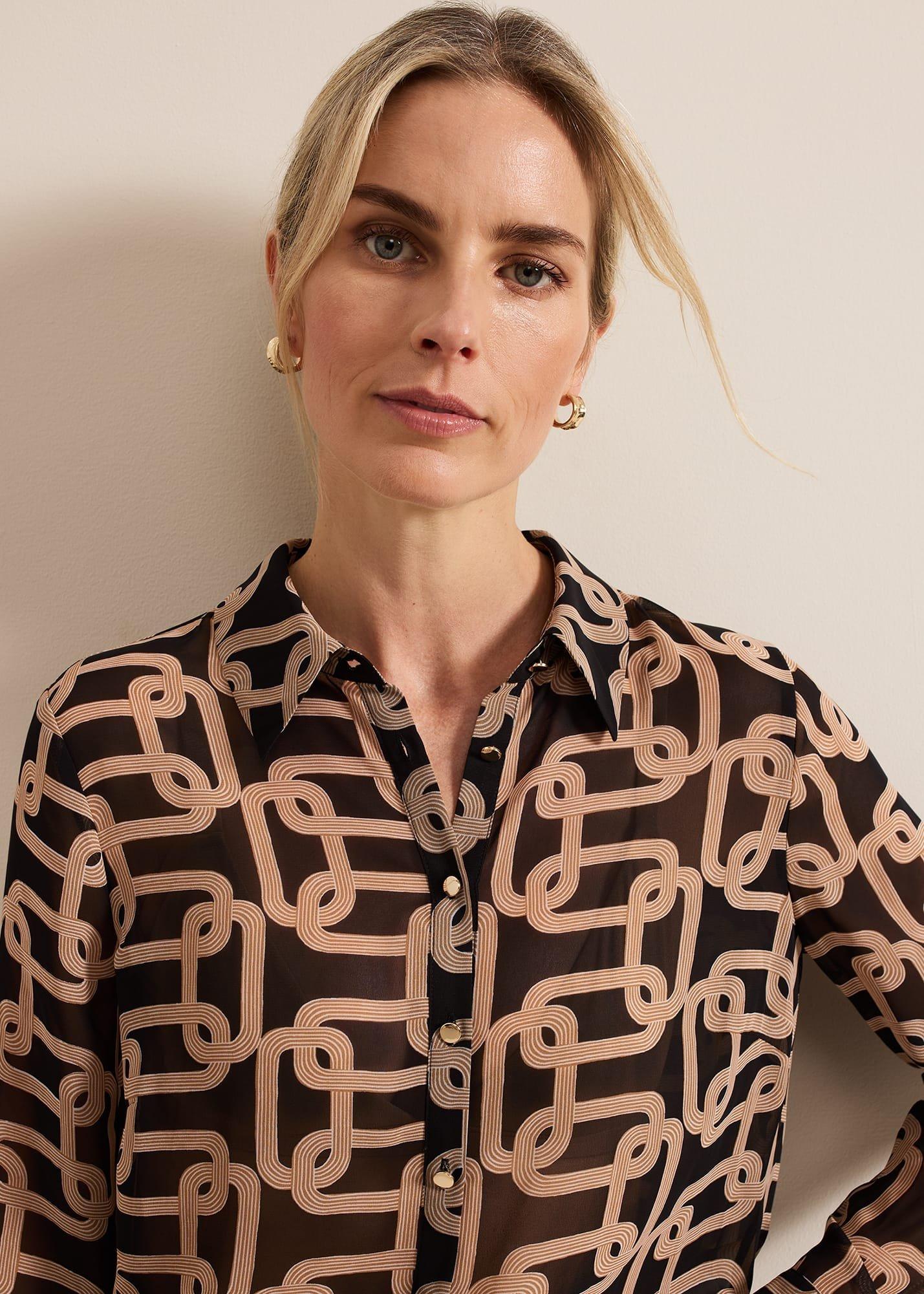 Cora Chain Print Shirt