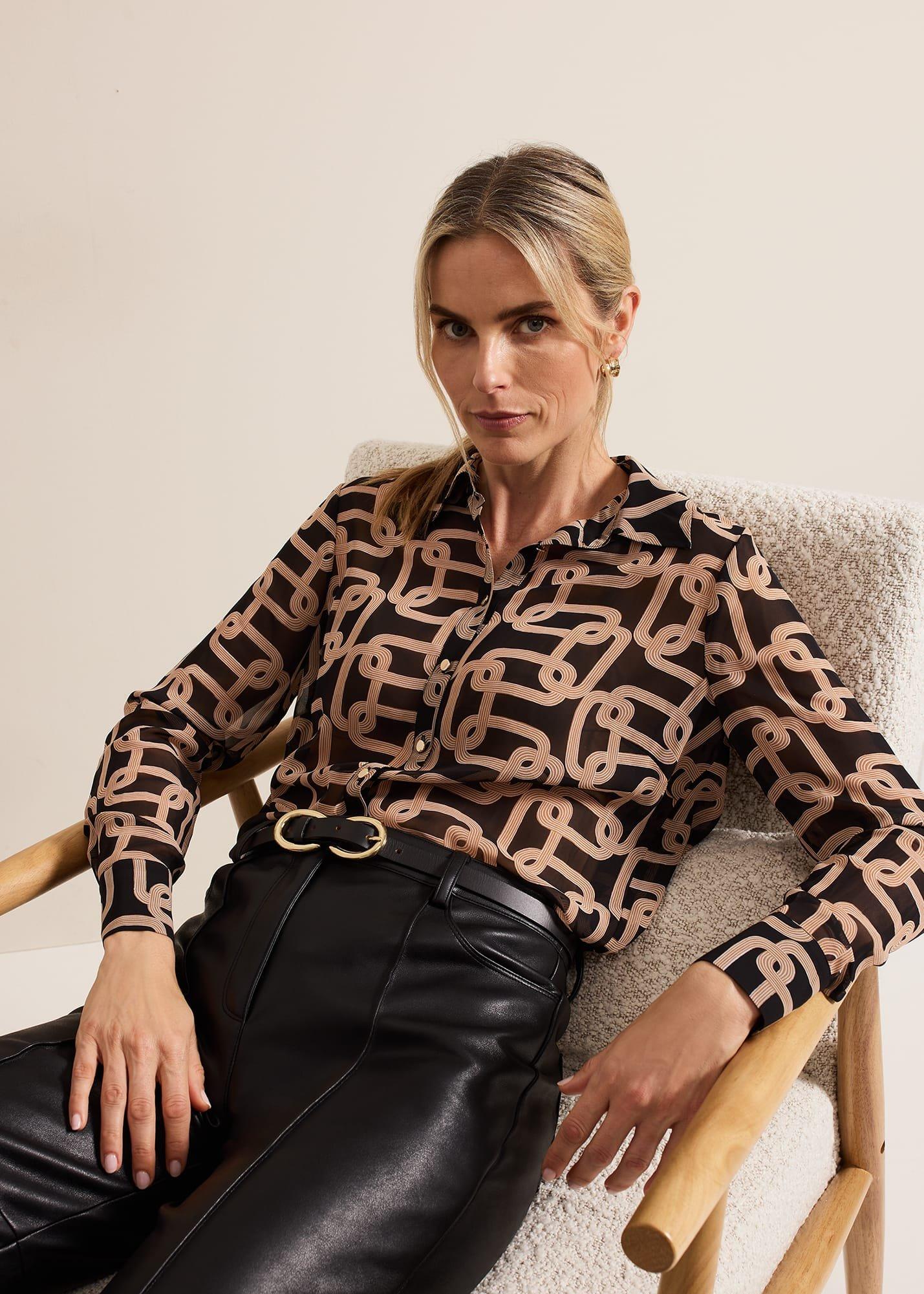 Cora Chain Print Shirt