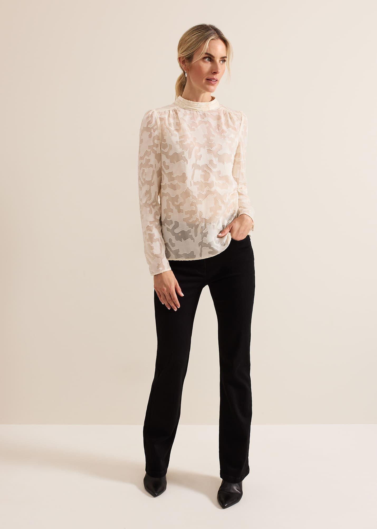 Jacey Metallic Blouse