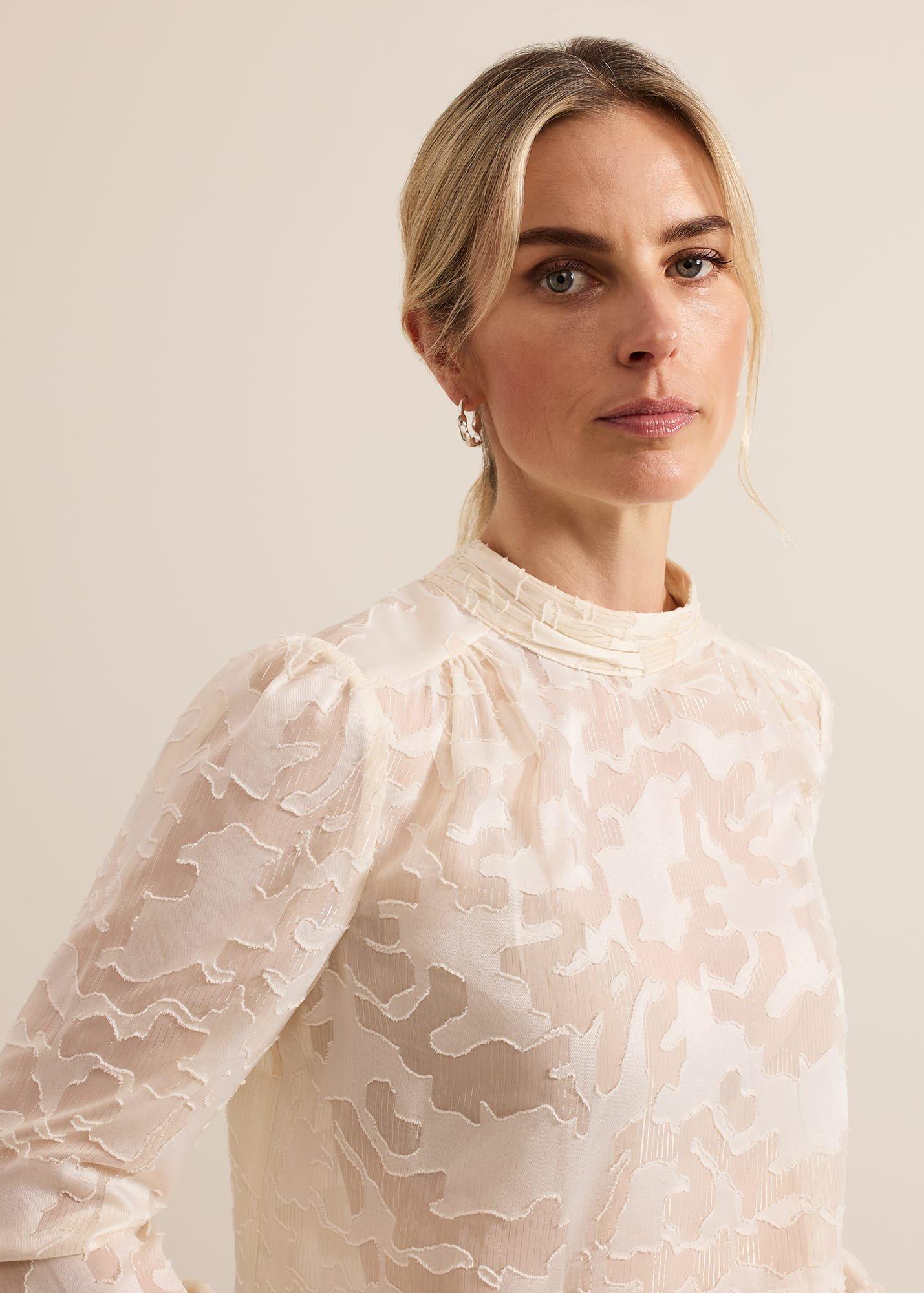 Jacey Metallic Blouse