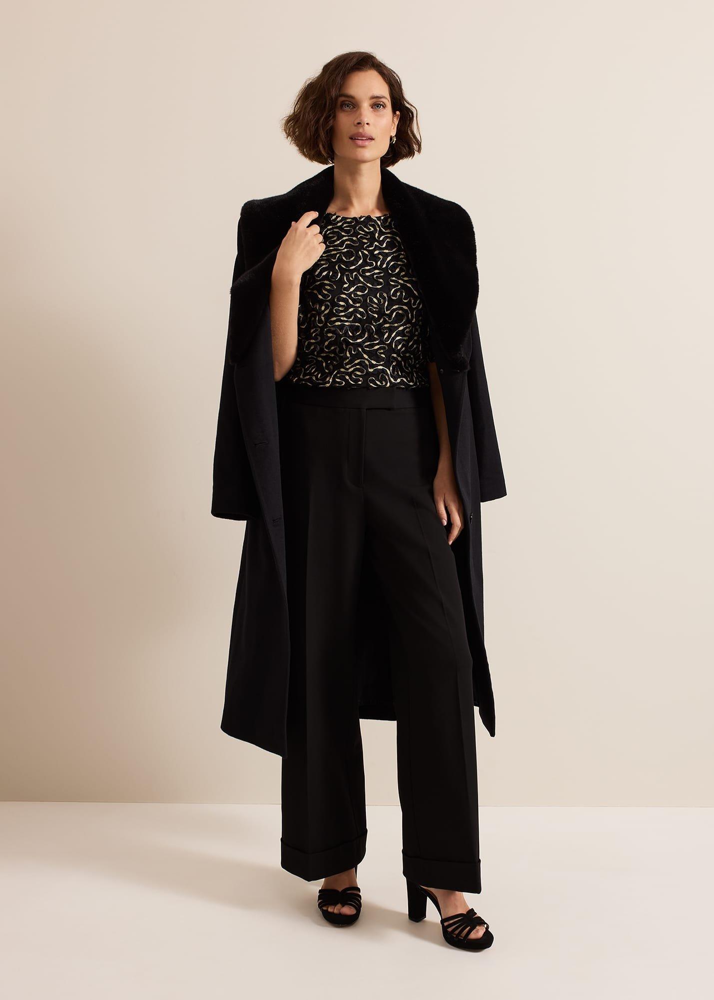 Ariella Textured Blouson Sleeve Top