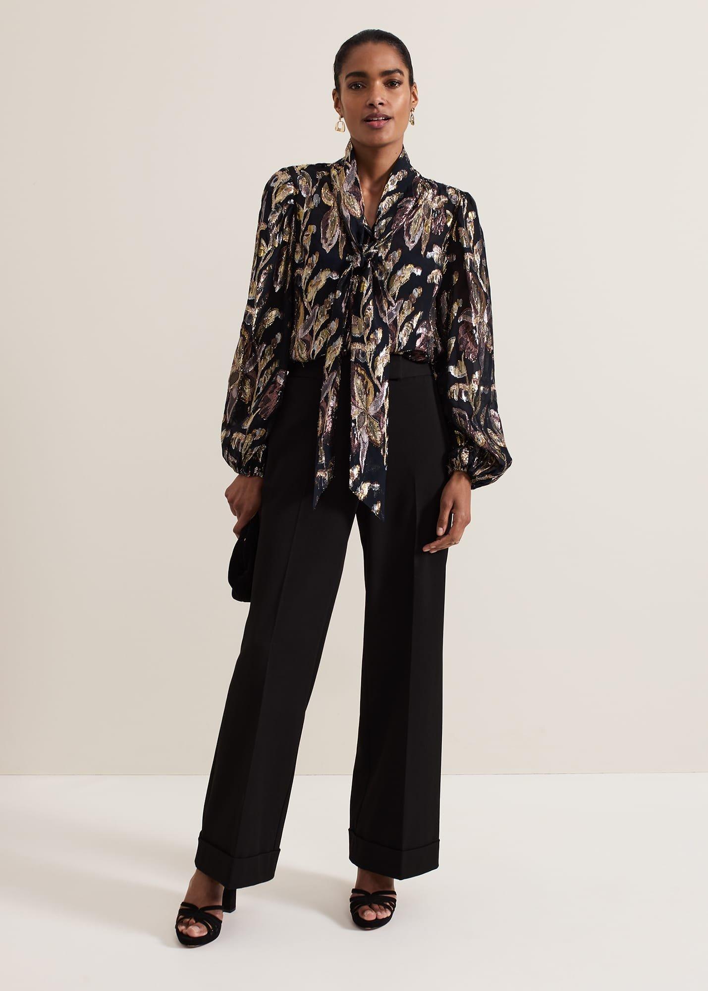 Tessa Floral Filcoupe Blouse