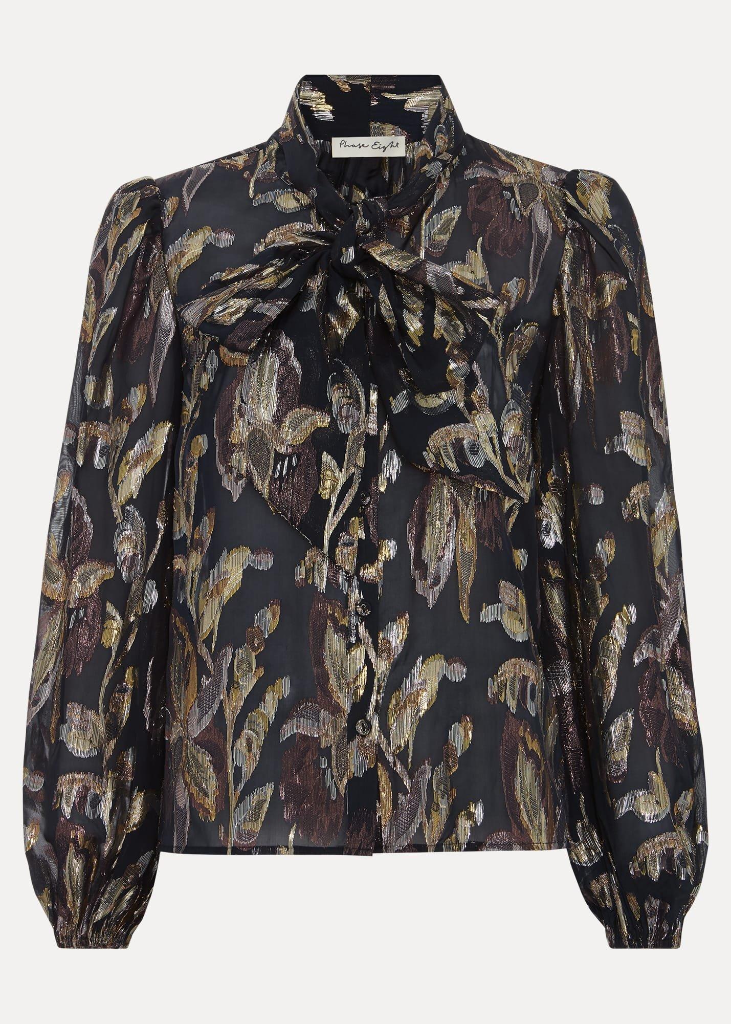 Tessa Floral Filcoupe Blouse