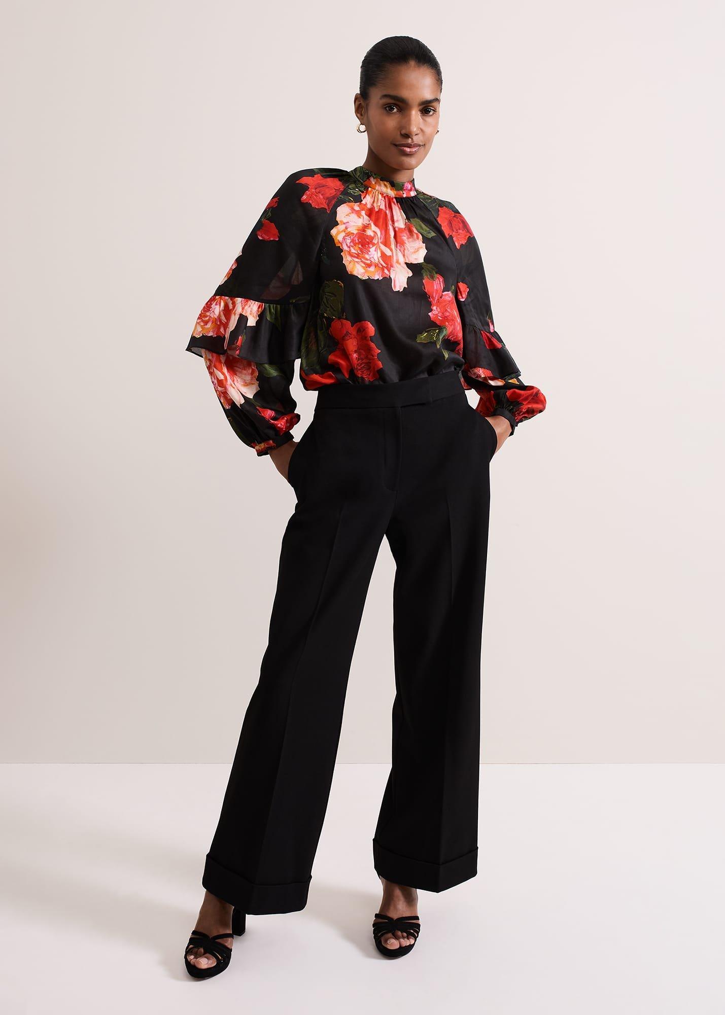 Celina Rose Print Blouse